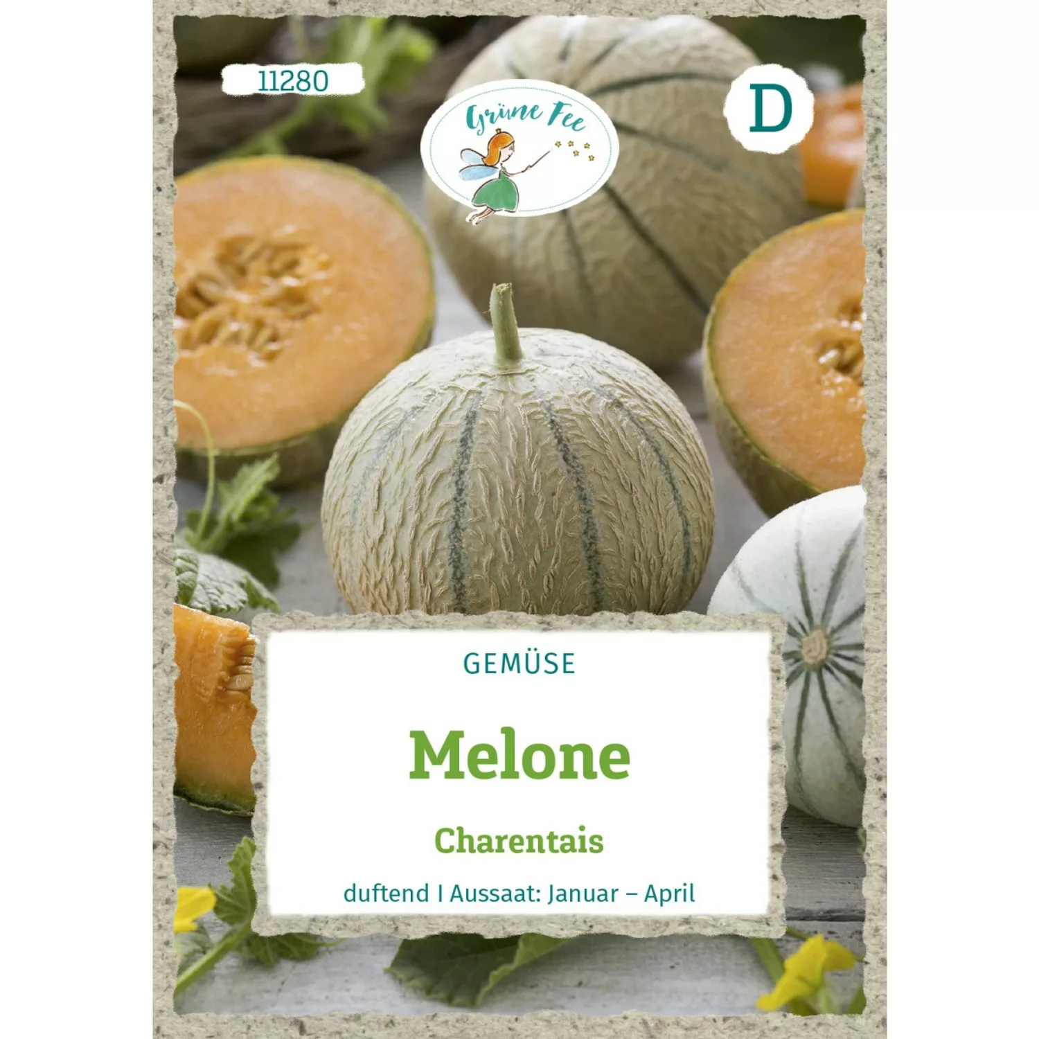 Grüne Fee Melone Charentais Saatgut günstig online kaufen