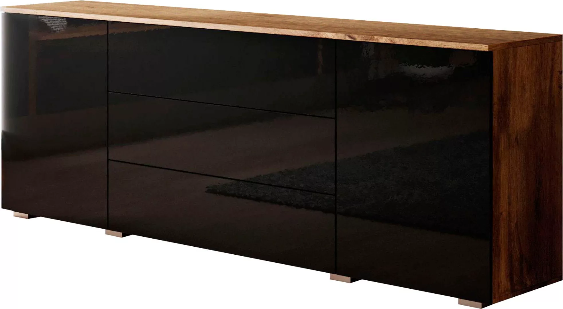 INOSIGN Sideboard "PARIS", (1 St.), Moderne 150cm breite grifflose Kommode, günstig online kaufen