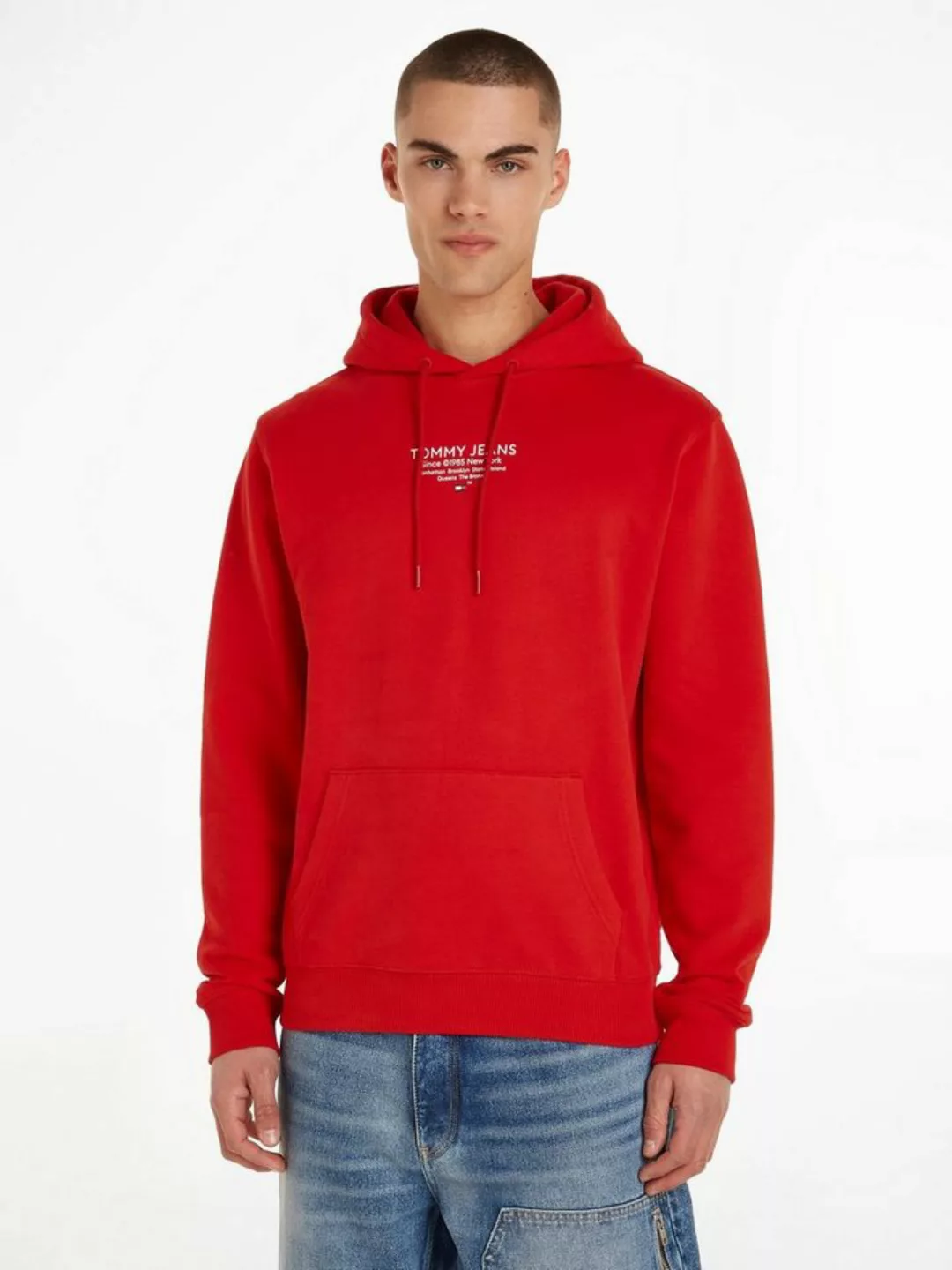 Tommy Jeans Kapuzensweatshirt TJM REG ESNTL GRAPHIC HOOD EXT mit Kordeln günstig online kaufen