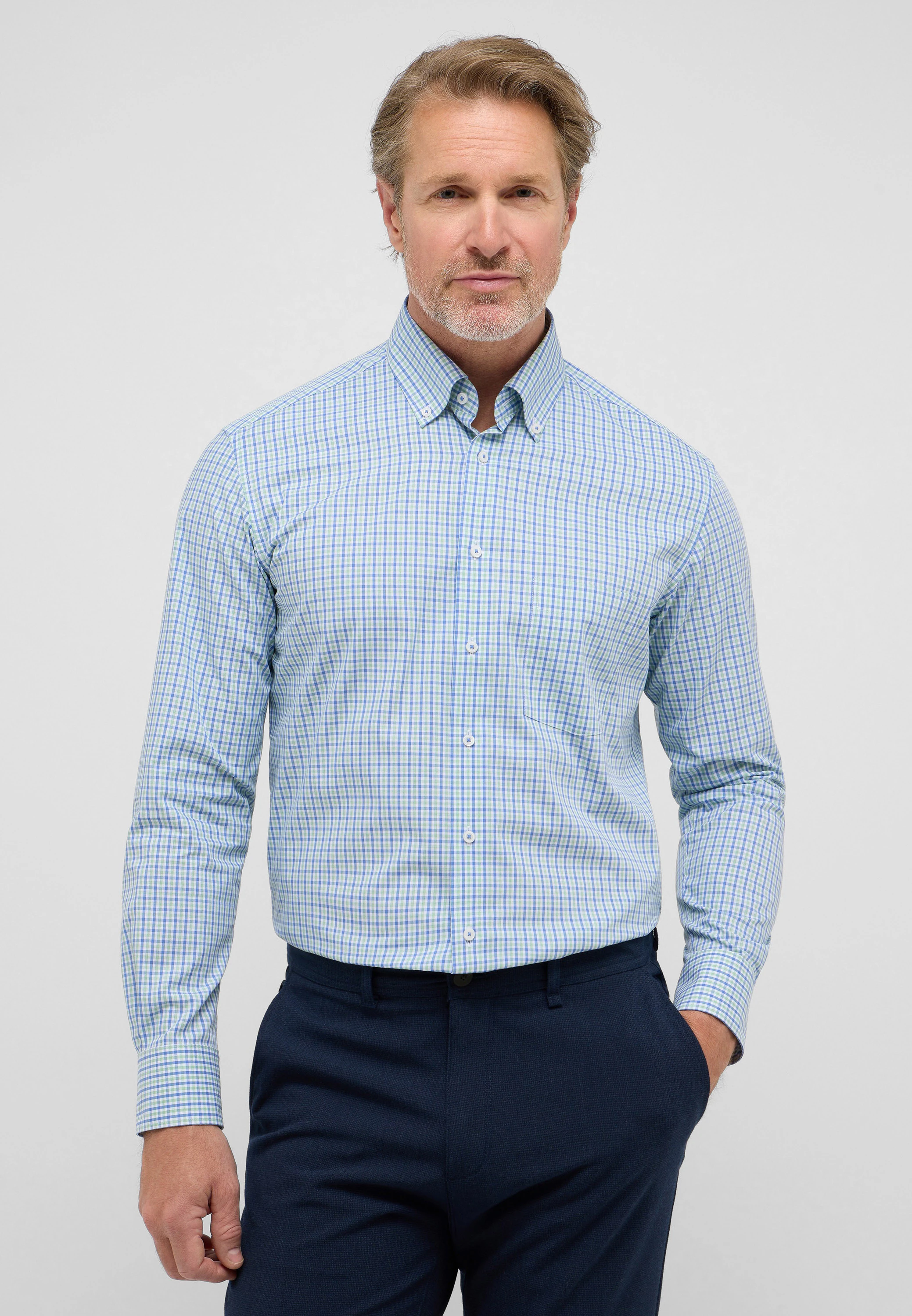 Eterna Langarmhemd "MODERN FIT", NON IRON (bügelfrei) günstig online kaufen