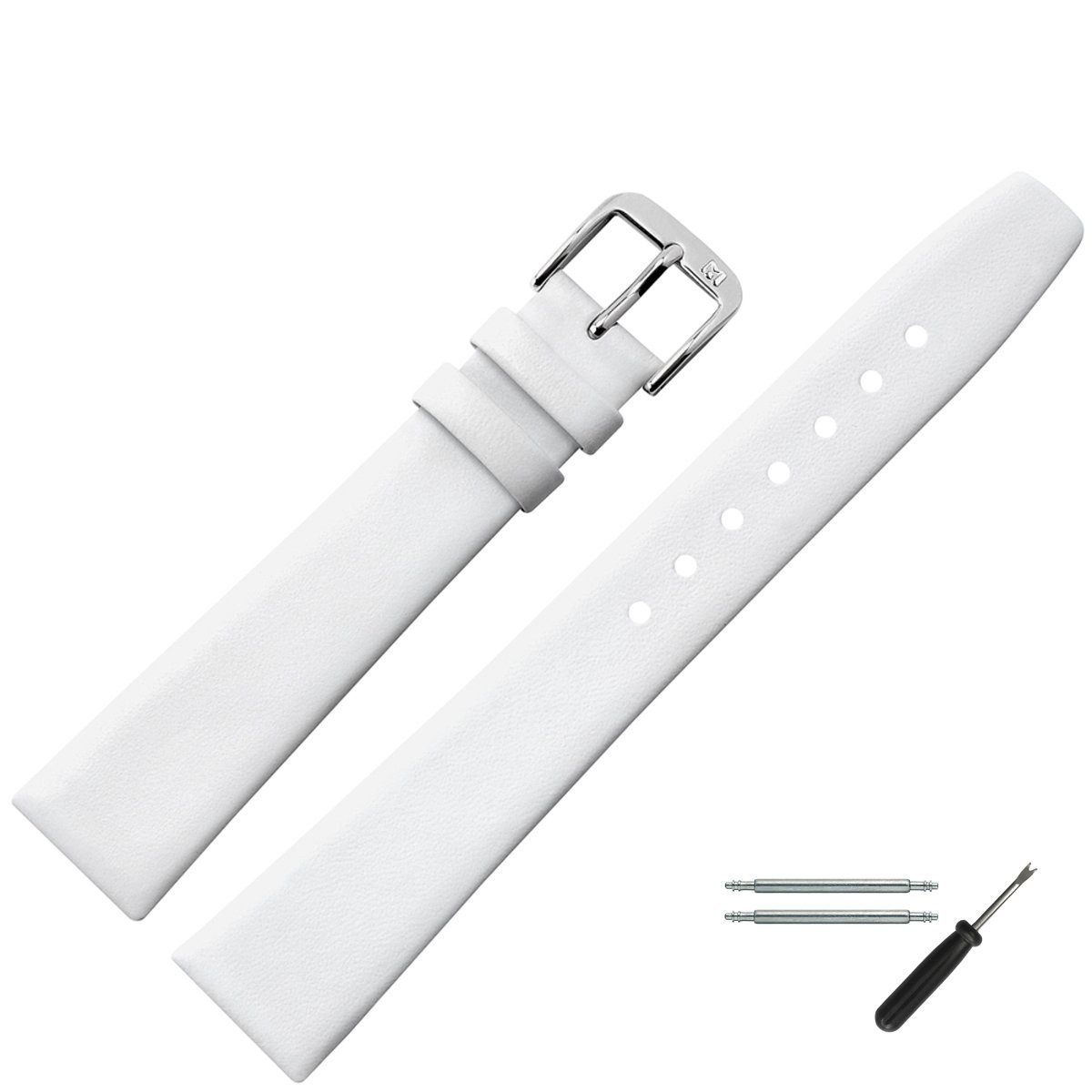 MARBURGER Uhrenarmband 20mm Leder günstig online kaufen