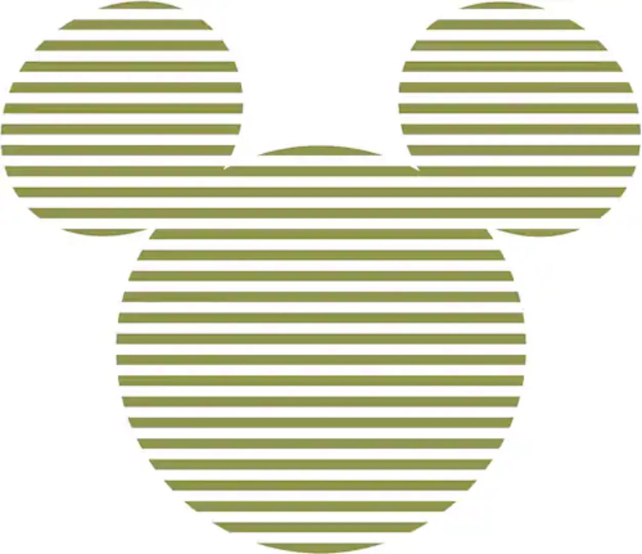 Komar Wandtattoo »Mickey Head Stripes«, (1 St.) günstig online kaufen