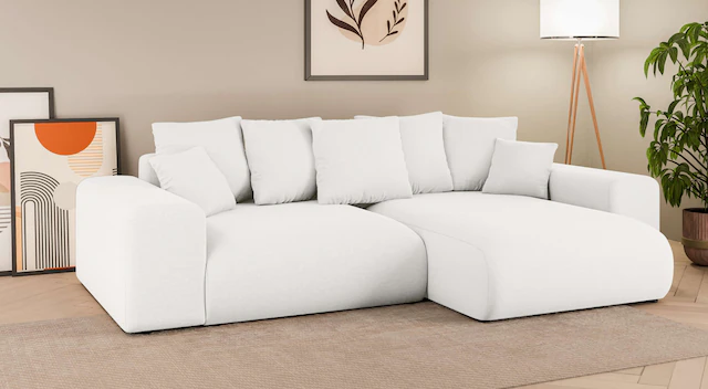 Home affaire Ecksofa »LAKESIDE mit Bettfunktion und Bettkasten, B/T/H 257/1 günstig online kaufen
