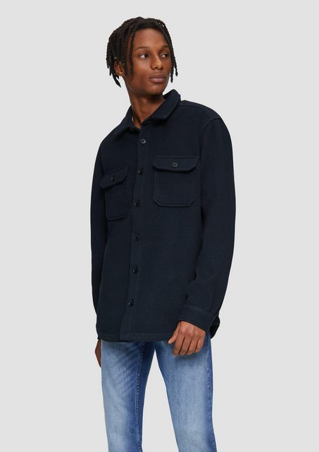 QS Langarmhemd Overshirt mit Brusttaschen günstig online kaufen