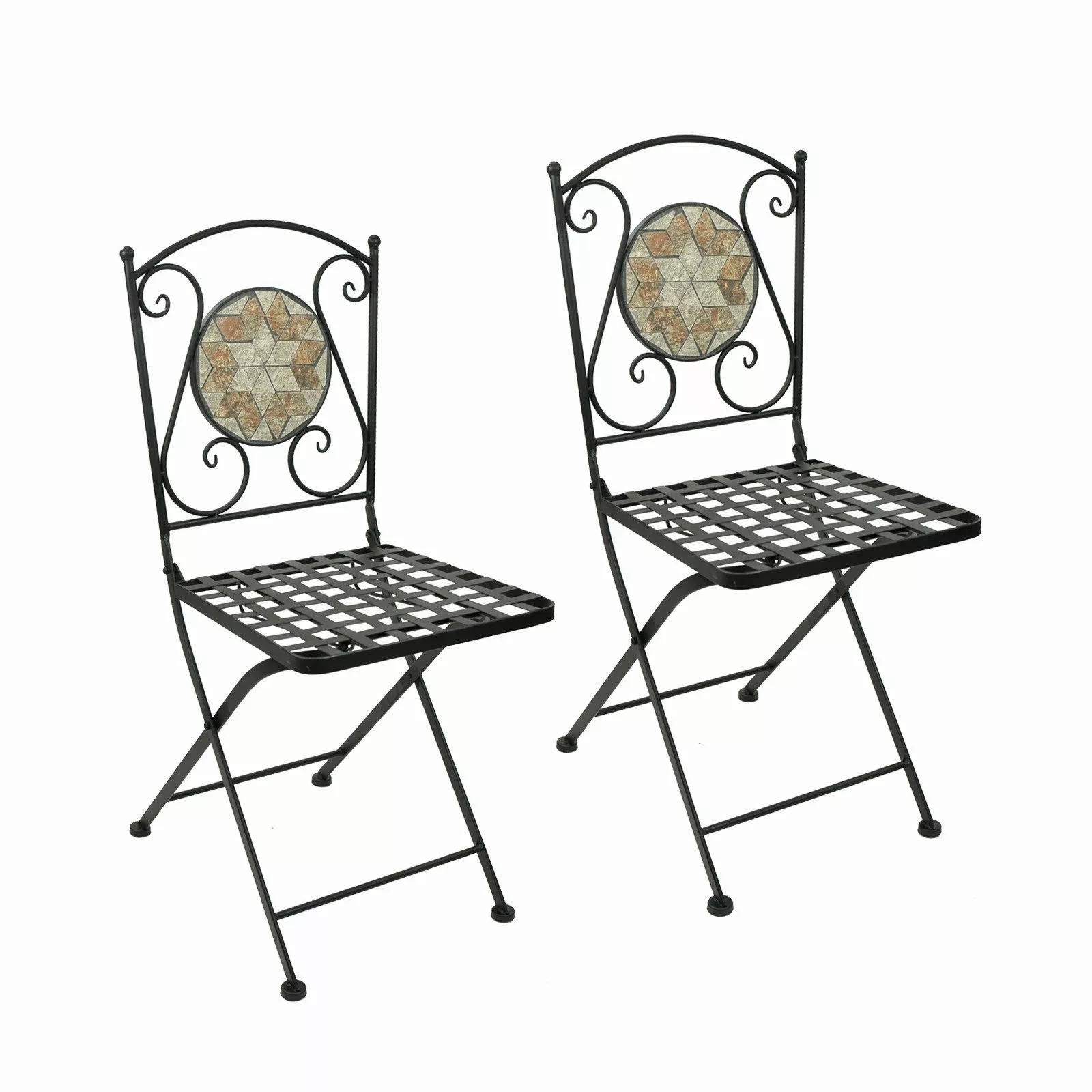 HTI-Living Gartenstuhl Metallstuhl 2er Set Marokko günstig online kaufen