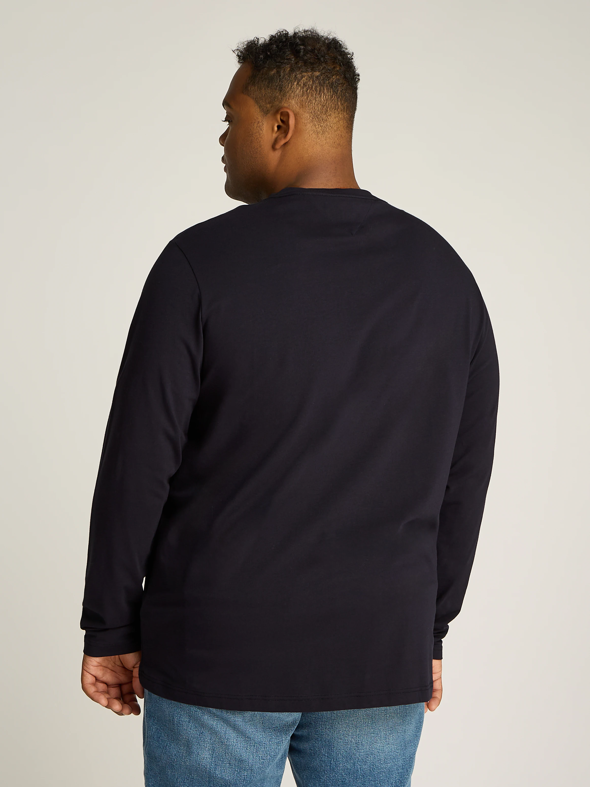 Tommy Hilfiger Big & Tall Longsleeve "BT-STRETCH SLIM FIT TEE-B mit Rundhal günstig online kaufen
