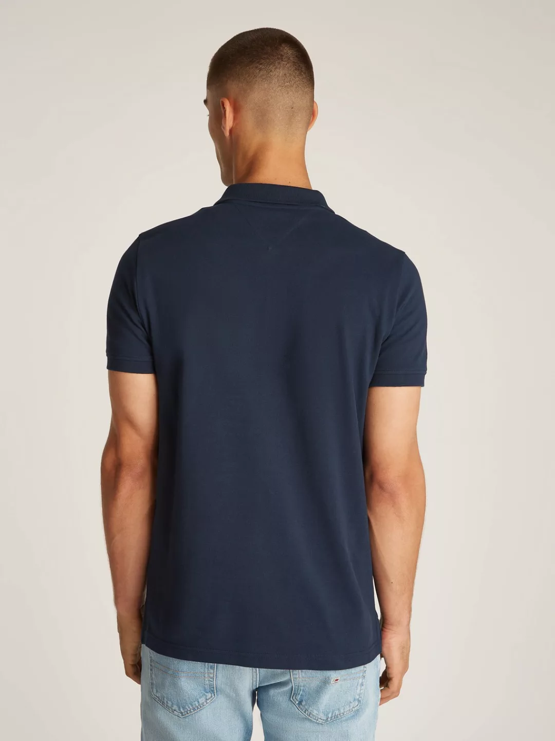 Tommy Jeans Plus Poloshirt TJM SLIM PLACKET POLO EXT Große Größen mit Logos günstig online kaufen