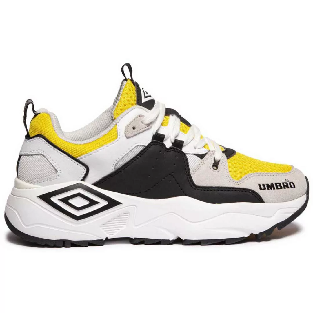Umbro Runner M Sportschuhe EU 40 1/2 White / Black / Blazing Yellow / Grey günstig online kaufen