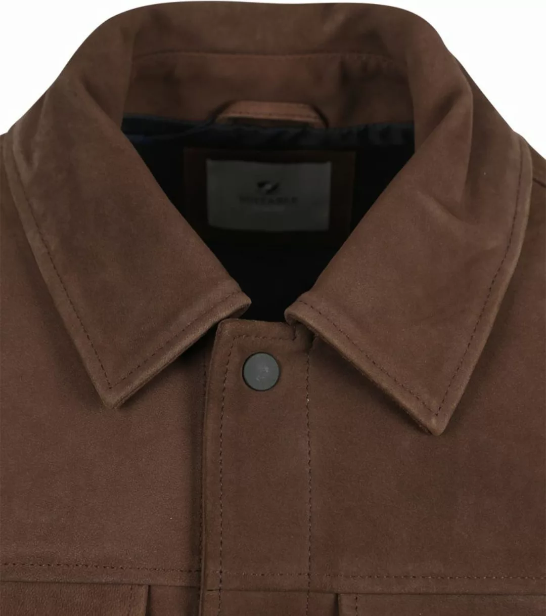 Suitable Jacket Suede Braun - Größe M günstig online kaufen