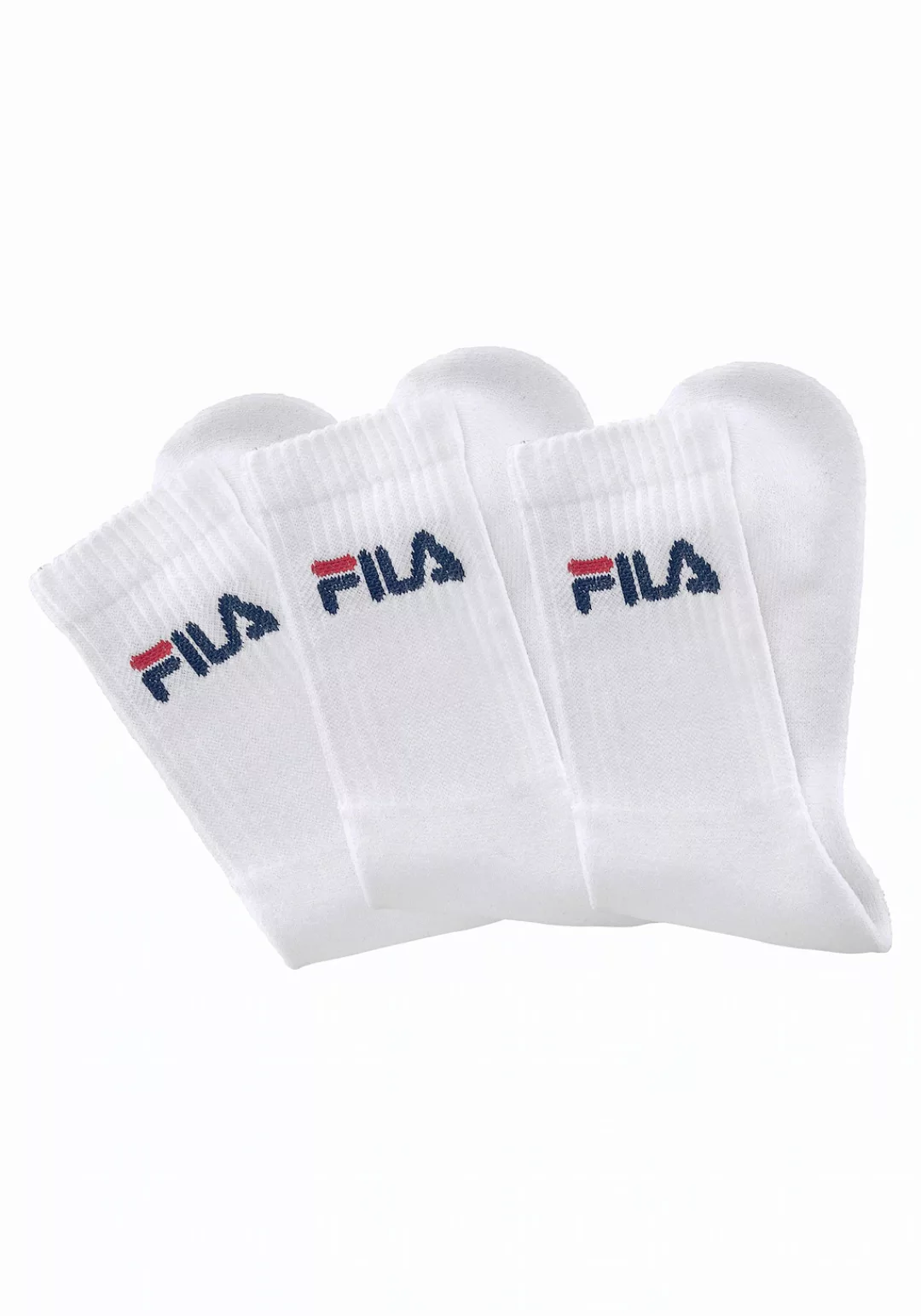 Fila Tennissocken, (3er Pack), mit verstärkten Belastungszonen günstig online kaufen