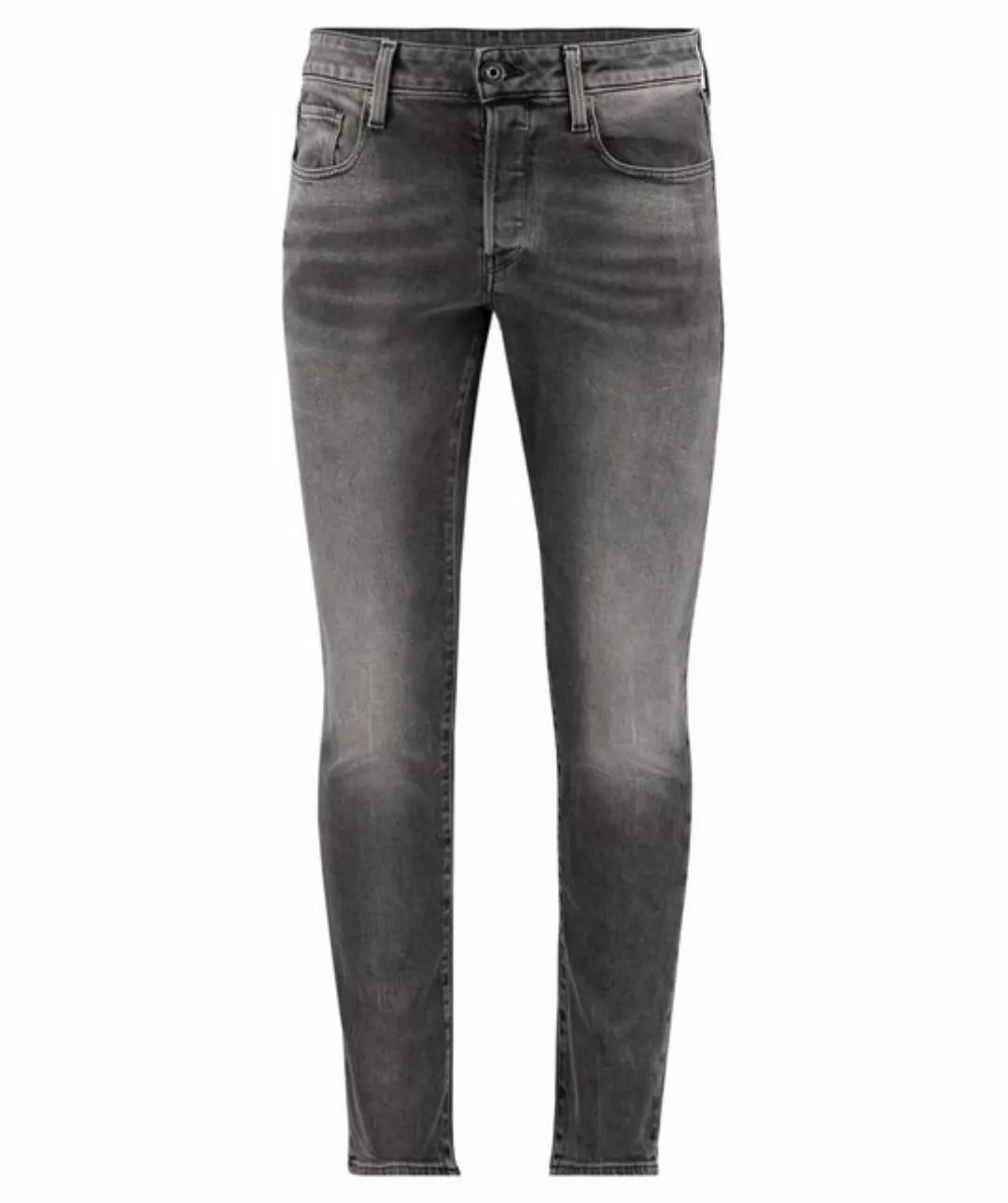 G-Star Herren Jeans 3301 Slim Fit - Grau - Antic Charcoal günstig online kaufen