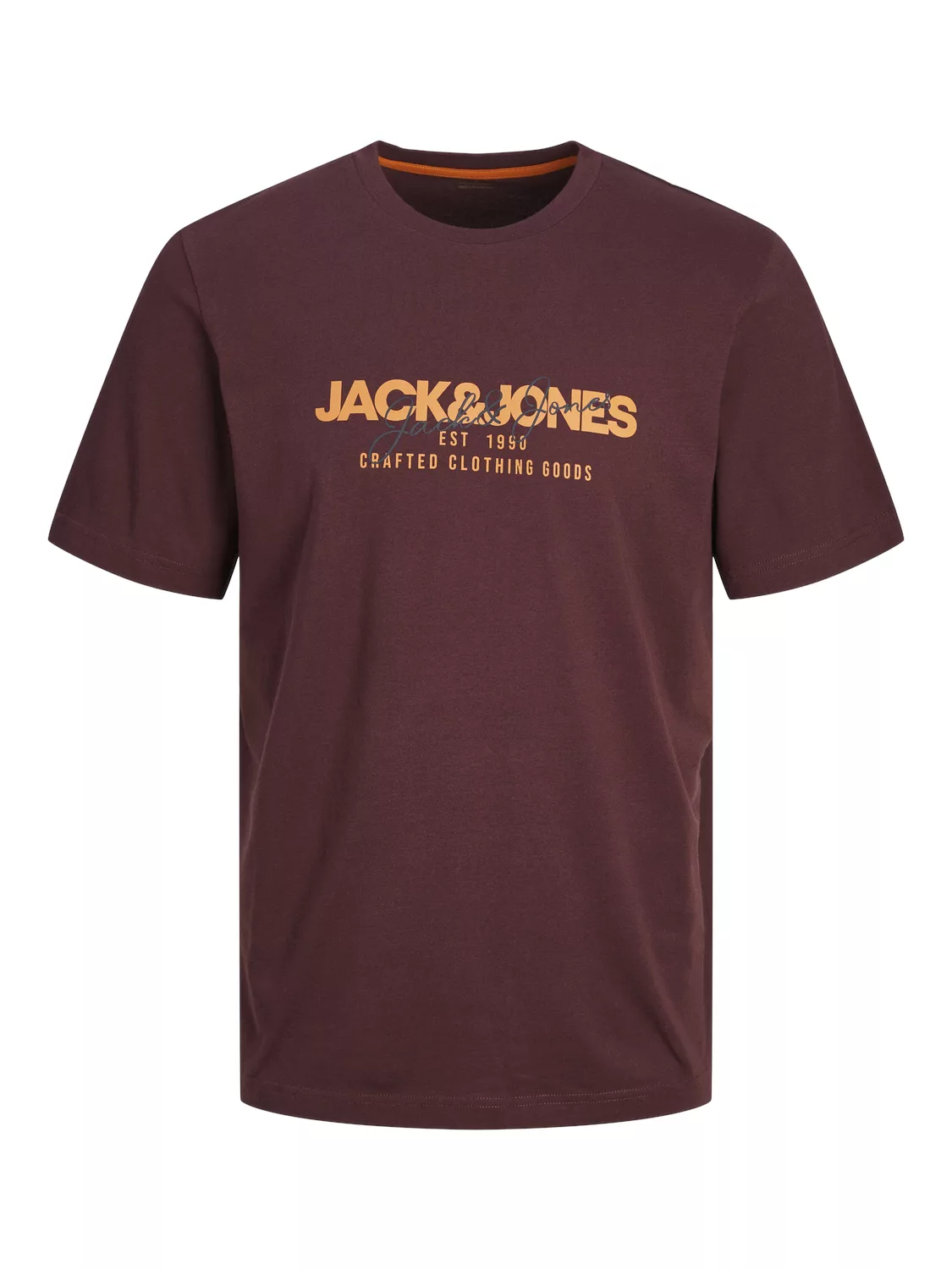 Jack & Jones Herren Rundhals T-Shirt JJALVIS - Regular Fit günstig online kaufen