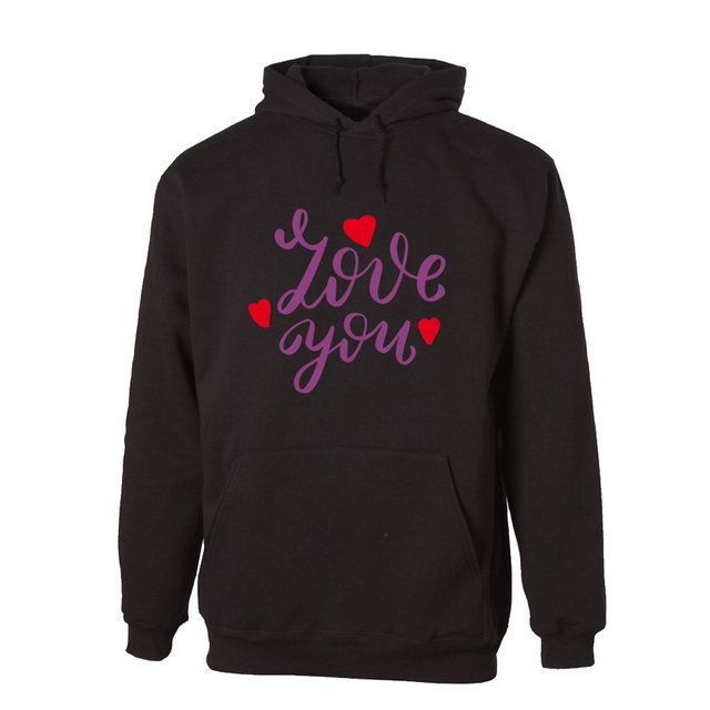 G-graphics Hoodie Love you Unisex mit trendigem Frontprint mit Spruch zum V günstig online kaufen