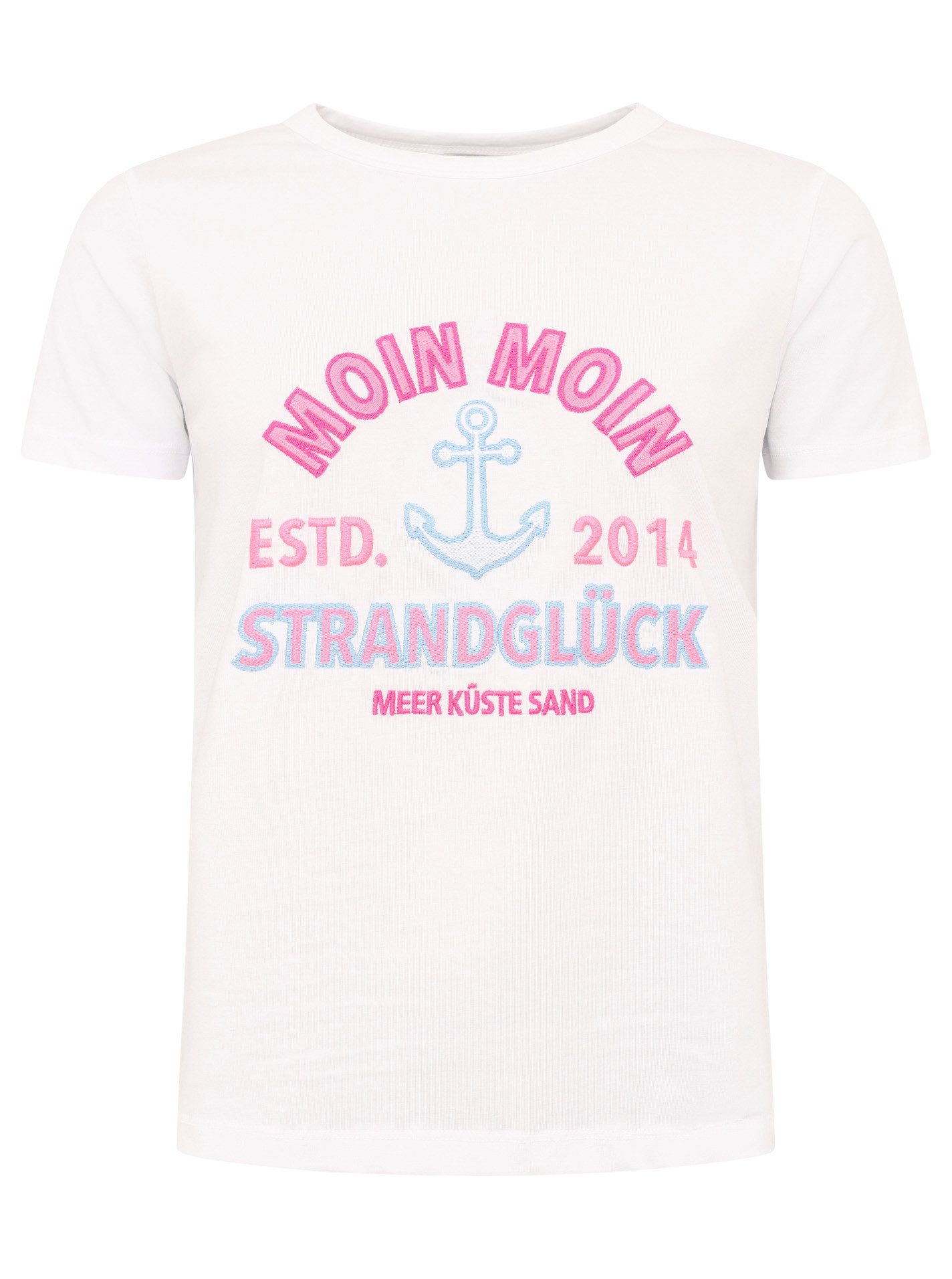 Zwillingsherz T-Shirt "Moin Moin" Kurzarm, Rundhalsausschnitt, günstig online kaufen