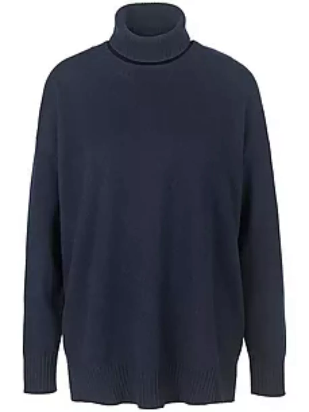 Pullover aus 100% Kaschmir Peter Hahn Cashmere blau günstig online kaufen