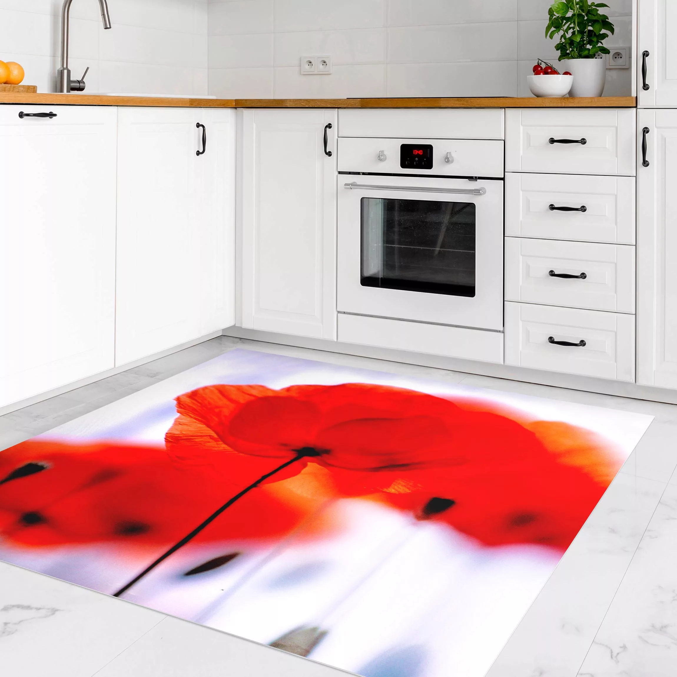 Vinyl-Teppich Magic Poppies günstig online kaufen