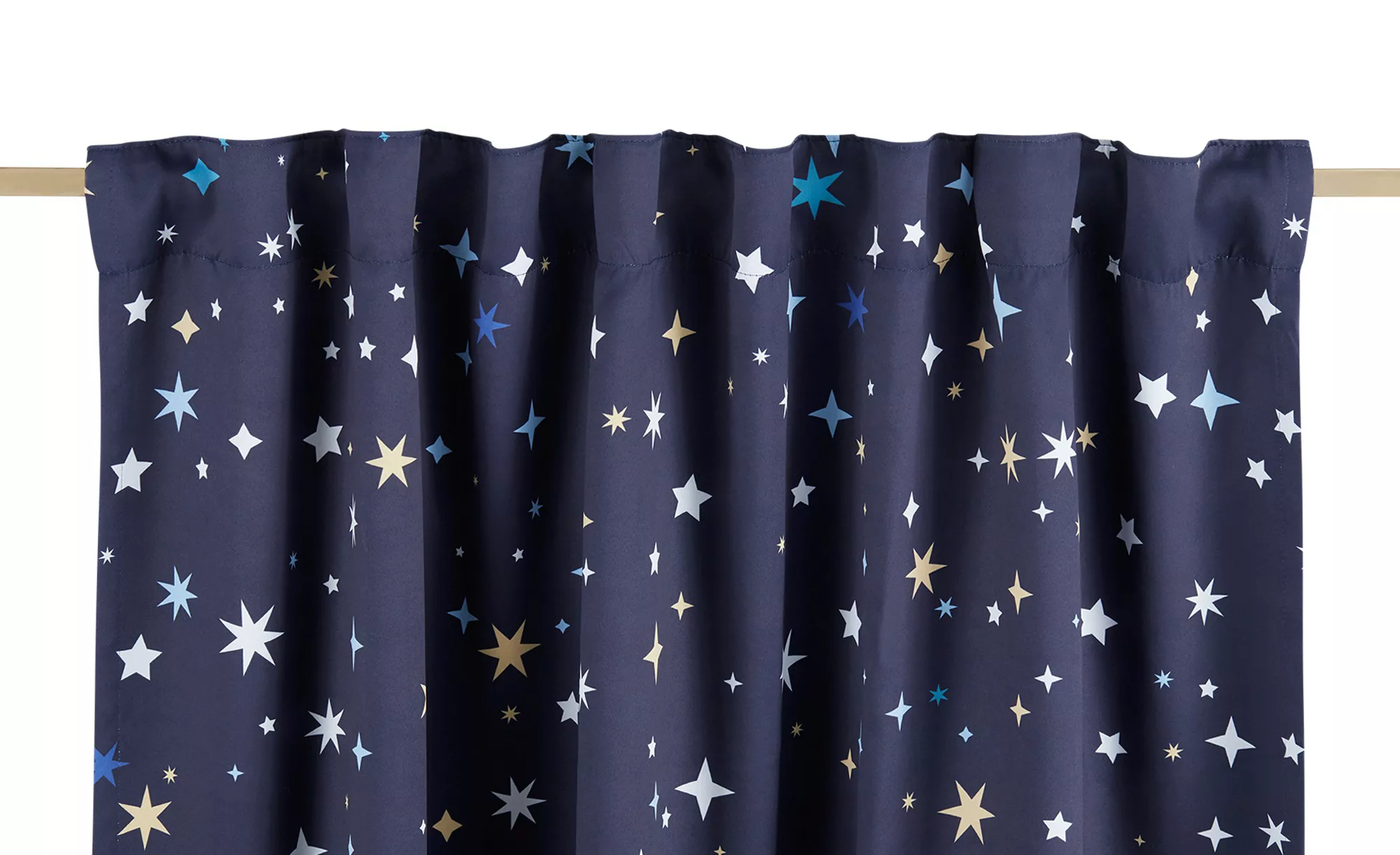 como Verdeckter Schlaufenschal  Sternenhimmel ¦ blau ¦ 100% Polyester ¦ Maß günstig online kaufen