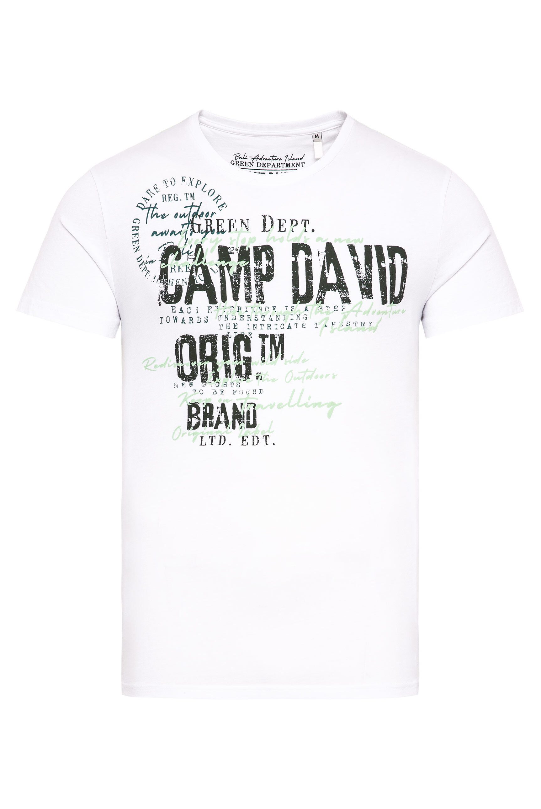 CAMP DAVID Rundhalsshirt, aus Baumwolle günstig online kaufen