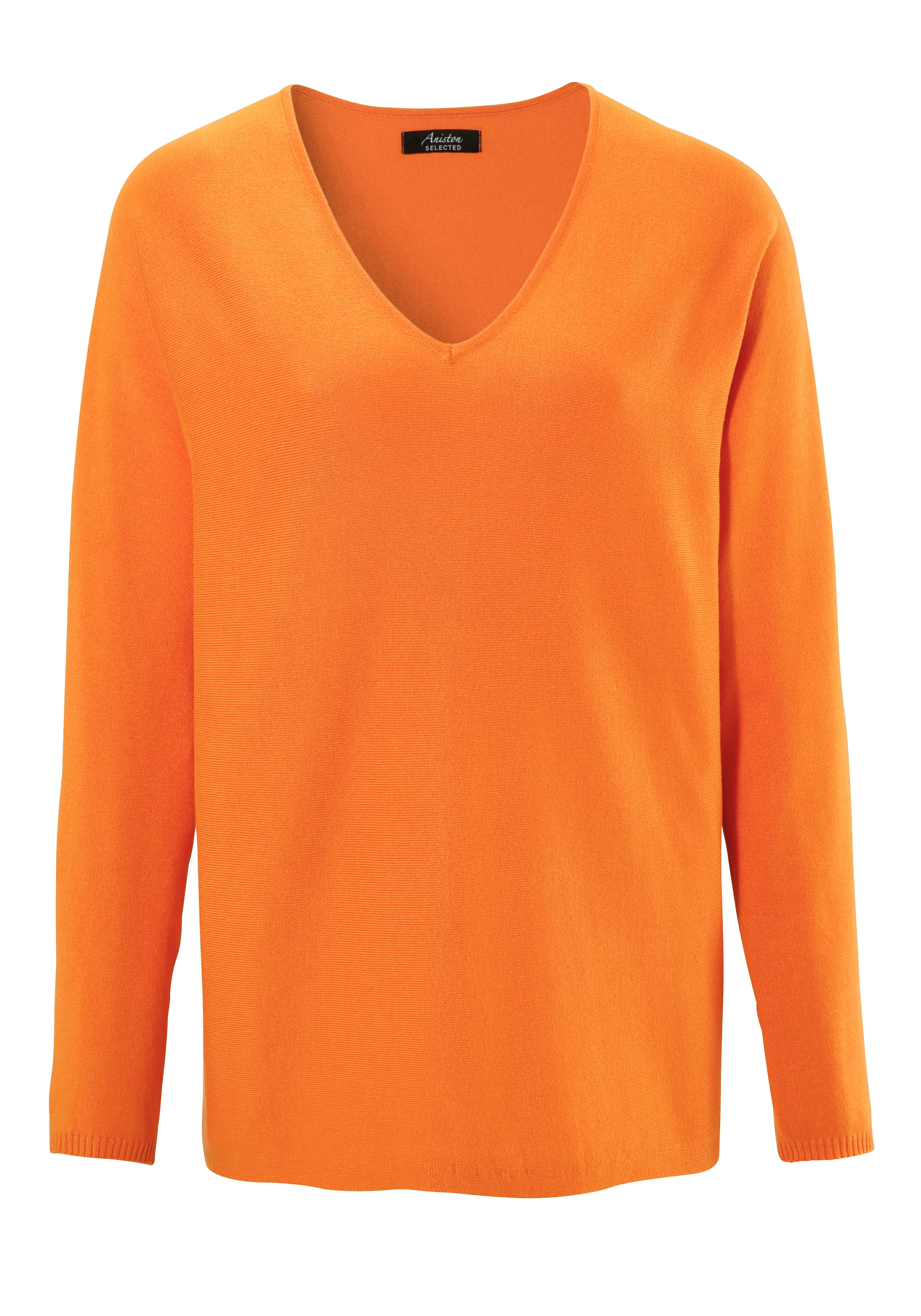 Aniston SELECTED V-Ausschnitt-Pullover, im Oversize-Look günstig online kaufen