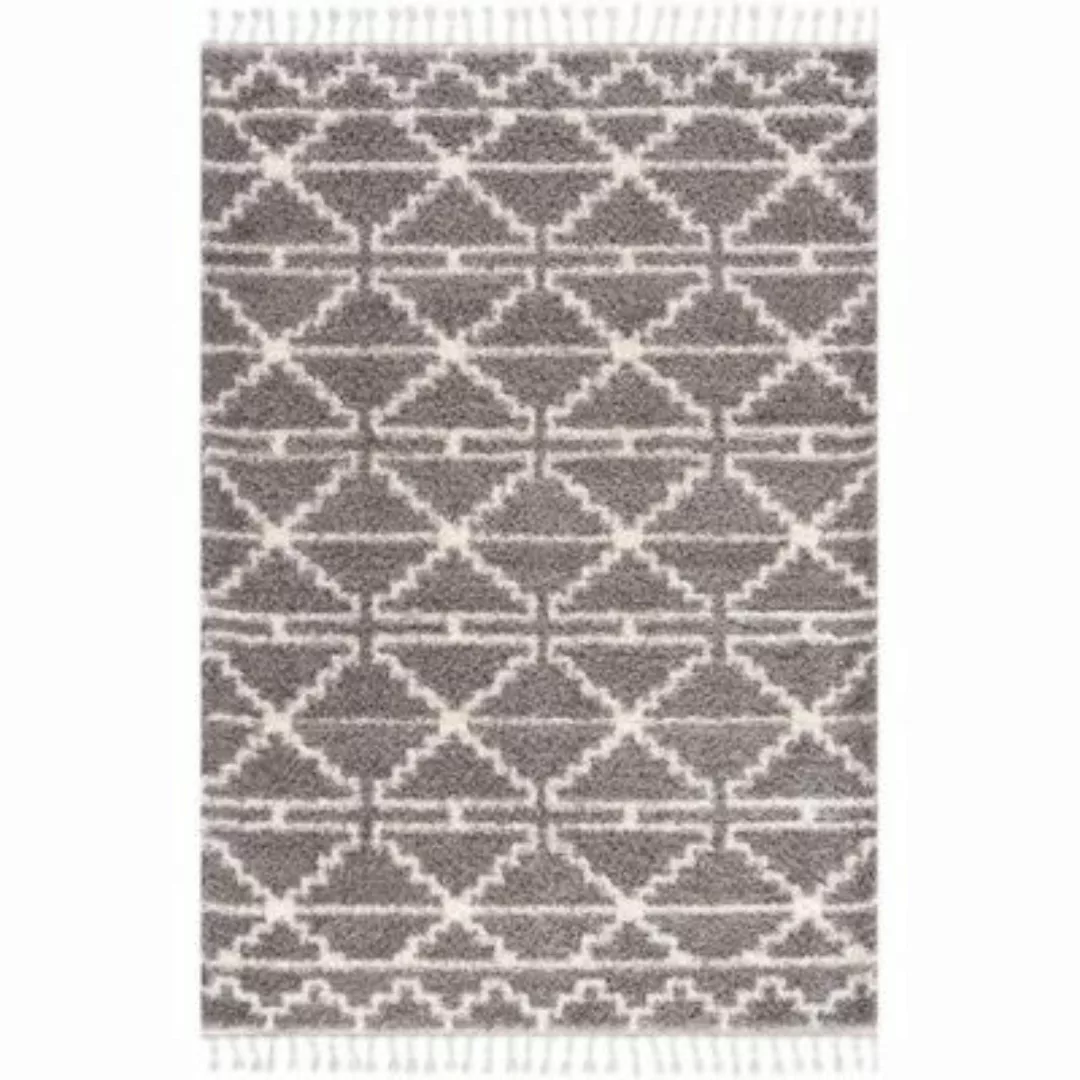 carpet city® Hochflor Teppich Pulpy 530 Grau grau Gr. 80 x 400 günstig online kaufen