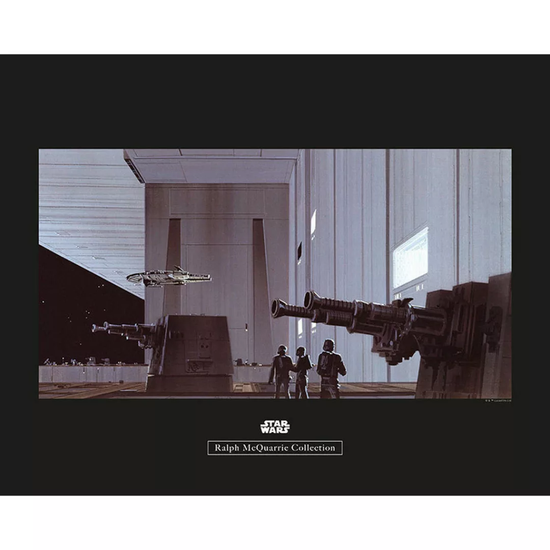 Komar Poster Star Wars Classic RMQ Death Star Ha Star Wars - Classic B/L: c günstig online kaufen