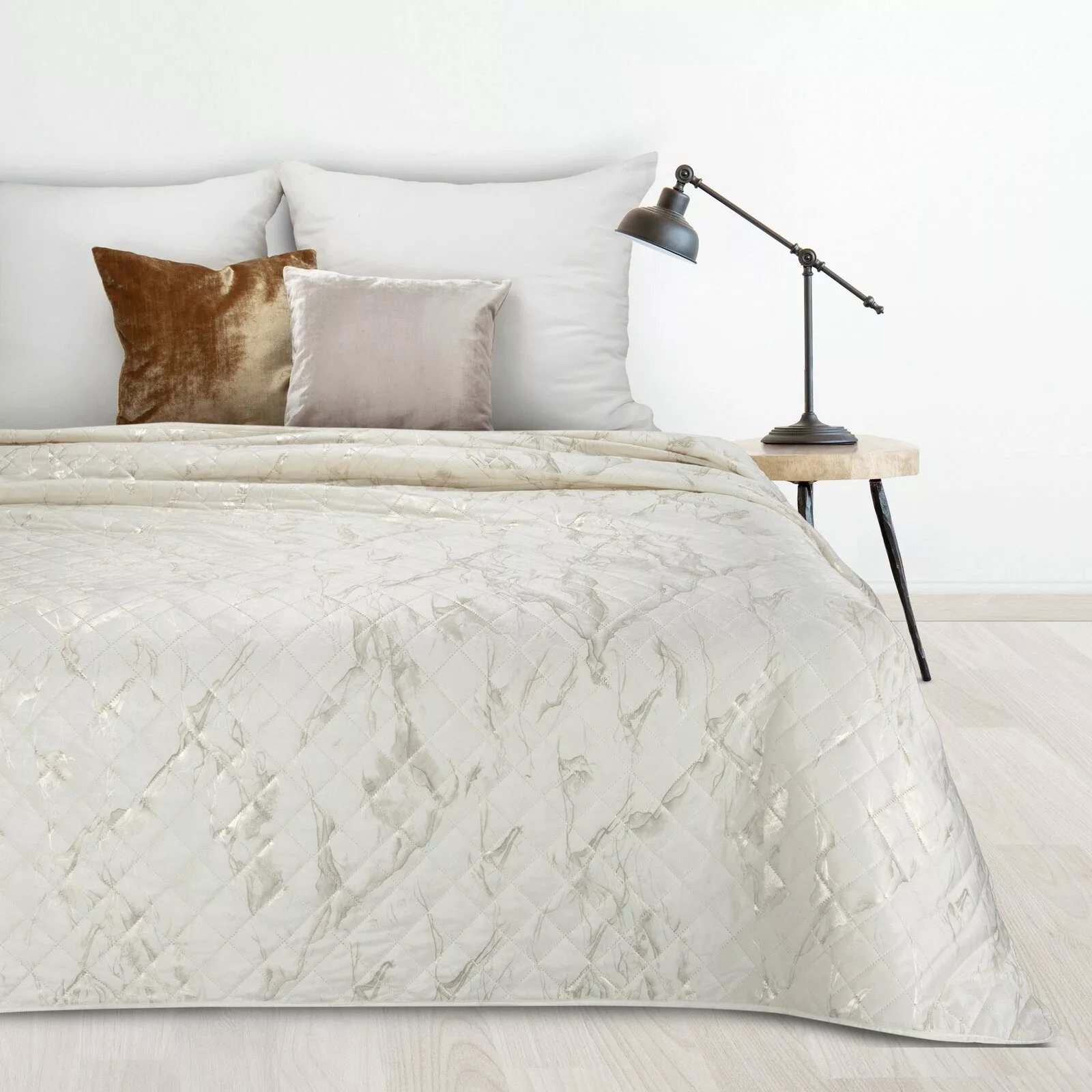 Design91 Tagesdecke Mikrofaser Sommerdecke Bettüberwurf Goldendes günstig online kaufen