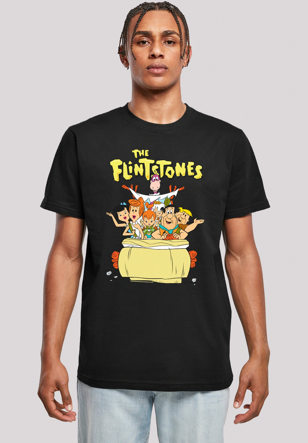 F4NT4STIC T-Shirt "Die Familie Feuerstein The The Ride", Print günstig online kaufen