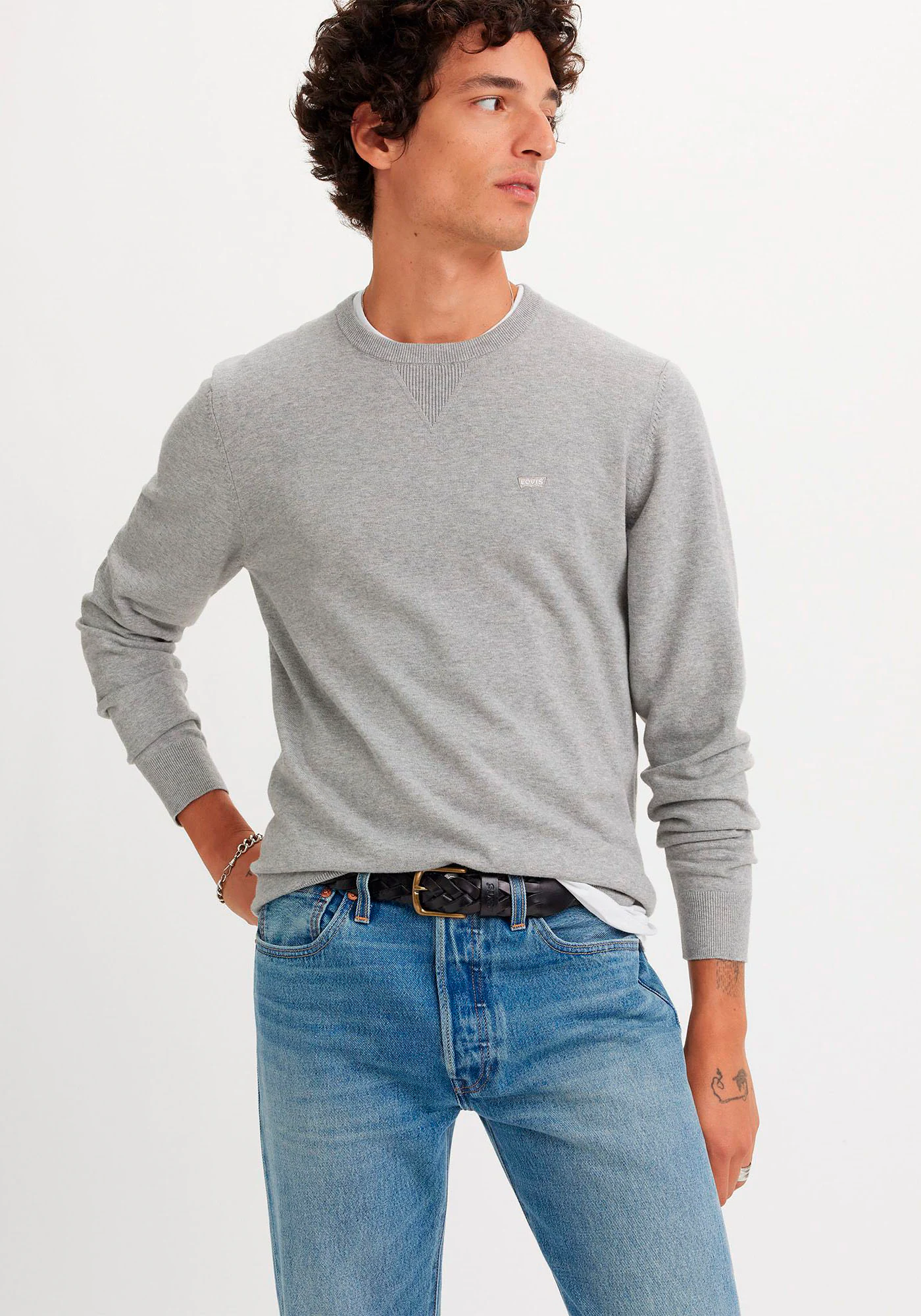 Levis Rundhalspullover "LIGHTWEIGHT HM SWEATER" günstig online kaufen