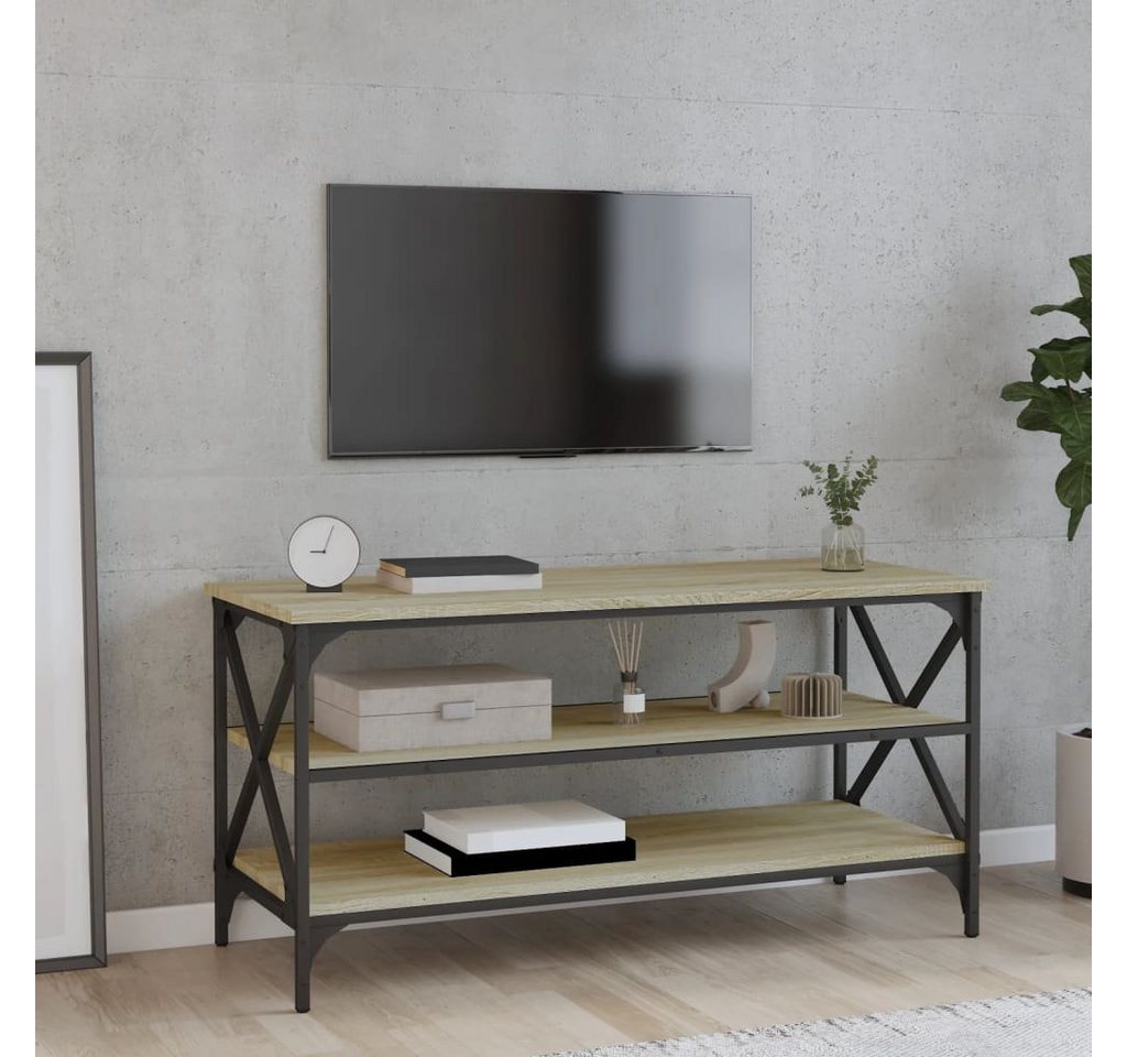 furnicato TV-Schrank Sonoma-Eiche 100x40x50 cm Holzwerkstoff günstig online kaufen