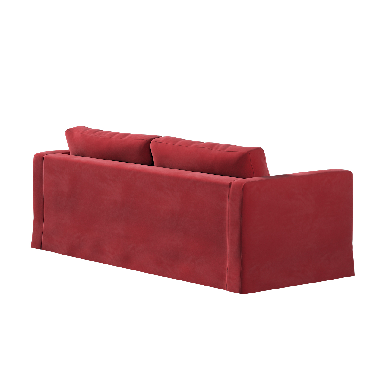 Bezug für Karlstad 3-Sitzer Sofa nicht ausklappbar, lang, rot, Bezug für So günstig online kaufen