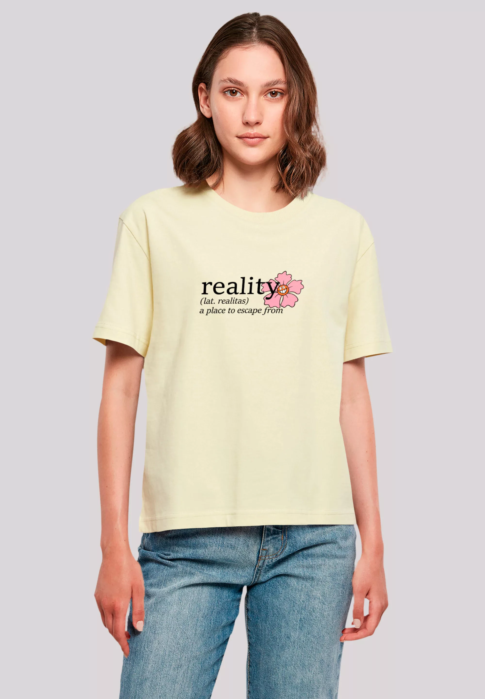 F4NT4STIC T-Shirt "Alice im Wunderland Reality", Nostalgie, Retro Print, Ki günstig online kaufen