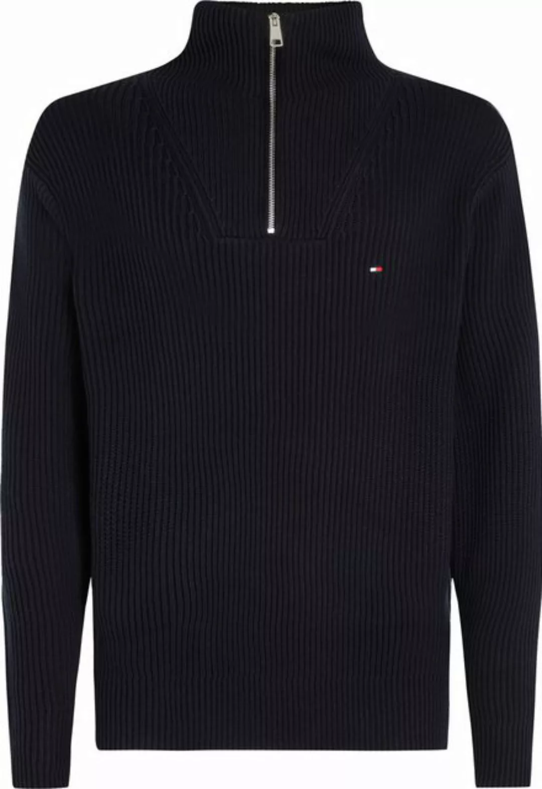 Tommy Hilfiger Big & Tall Stehkragenpullover BT-CHUNKY CTN RIB NAUTICAL ZM- günstig online kaufen