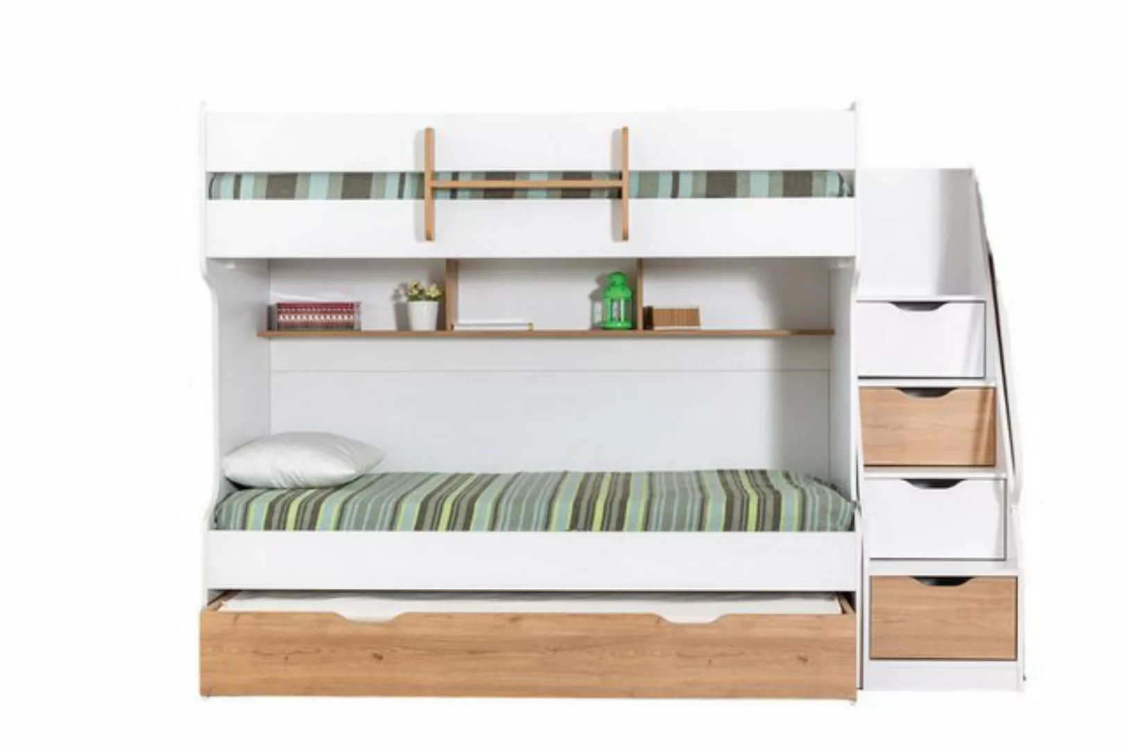 JVmoebel Etagenbett Eleggantes Doppelstockbett Kinderzimmer Möbel Etagenbet günstig online kaufen