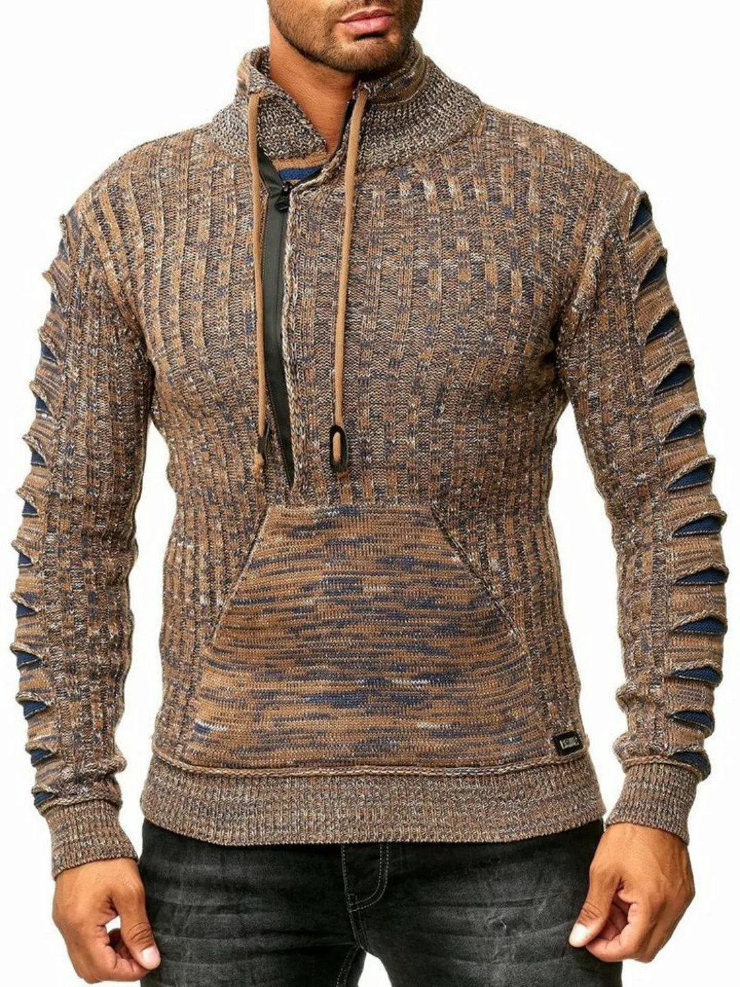 Rusty Neal Strickpullover mit stylischem Ausschnitt günstig online kaufen