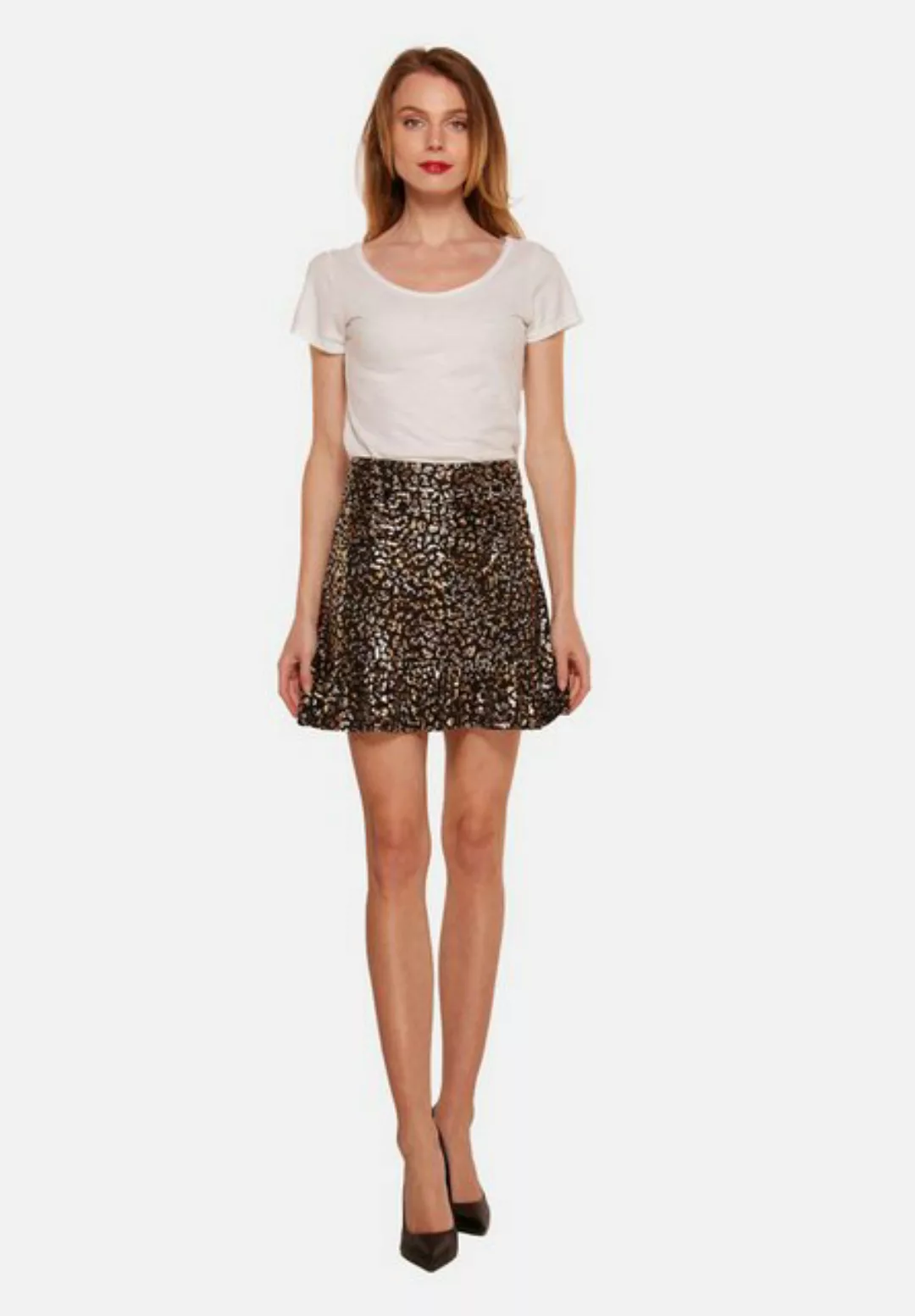 Tooche Minirock Leo Skirt Chic in den Sommer günstig online kaufen