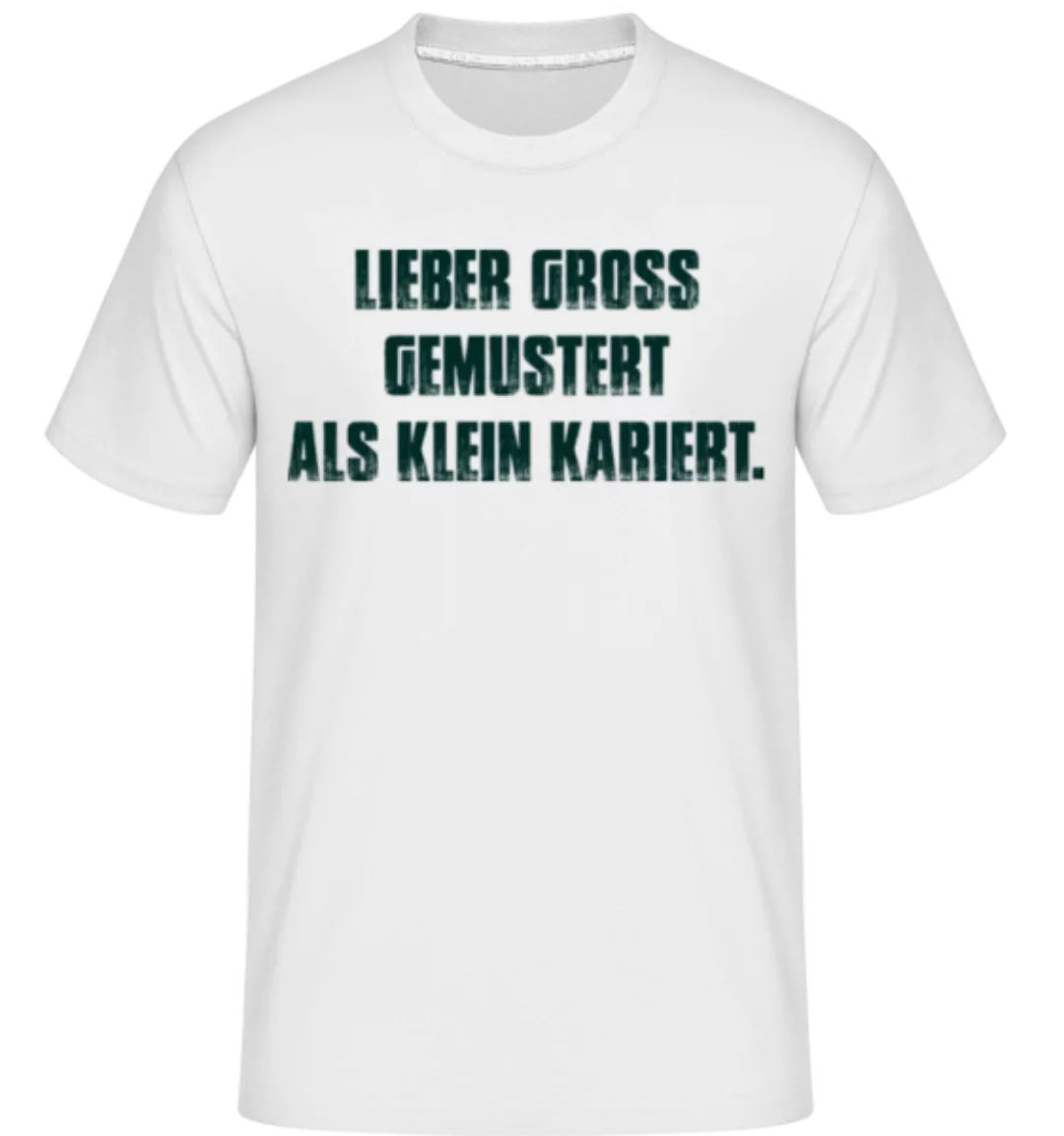 Gross Gemustert · Shirtinator Männer T-Shirt günstig online kaufen