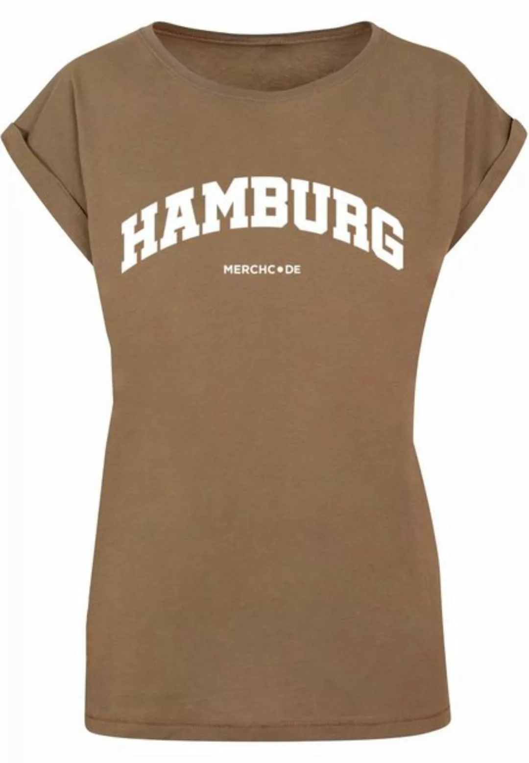 Merchcode T-Shirt Merchcode Damen Ladies Hamburg Wording - T-Shirt (1-tlg) günstig online kaufen