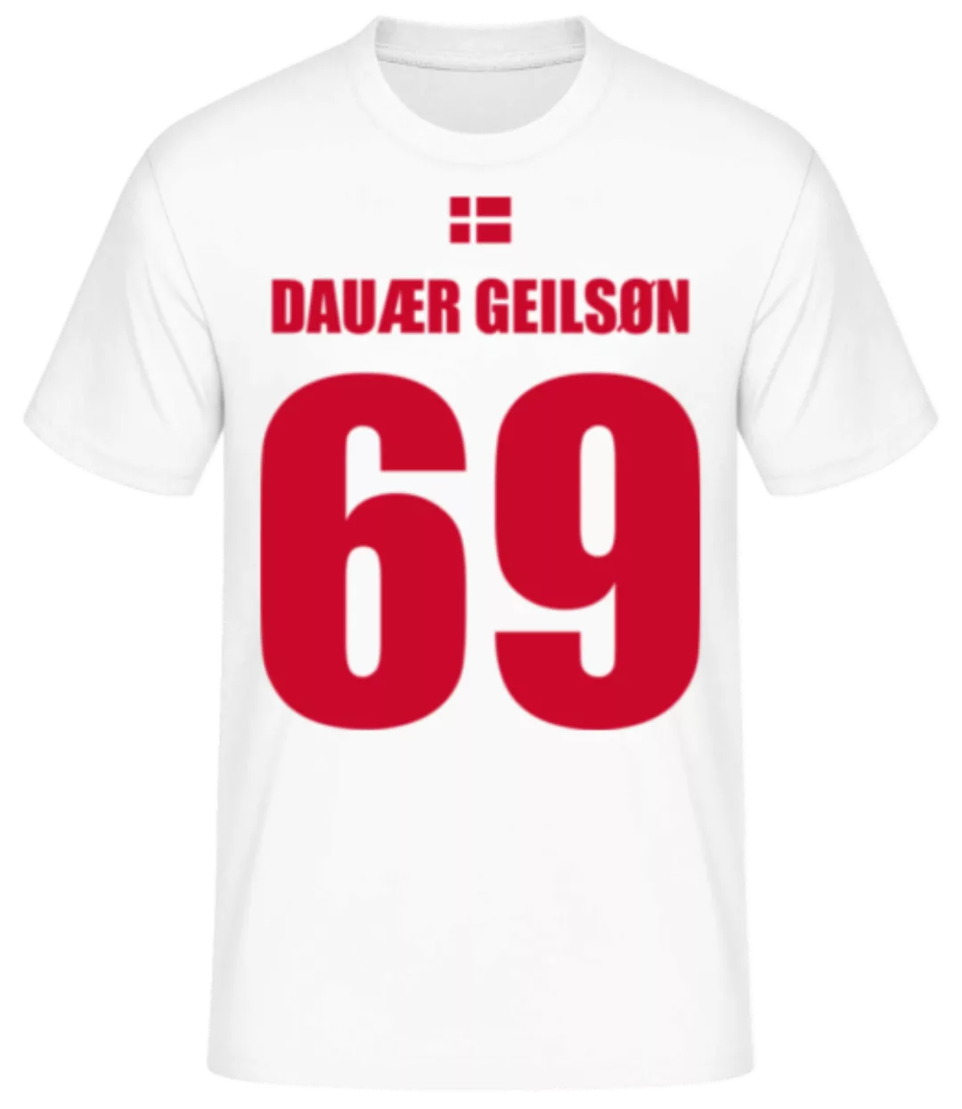 Dänemark Fußball Trikot Dauær Geilsøn · Männer Basic T-Shirt günstig online kaufen