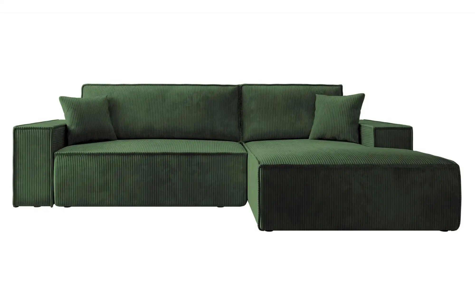 Selsey Ecksofa mit Schlaffunktion Farese  ¦ grün ¦ Maße (cm): B: 267 H: 85 günstig online kaufen