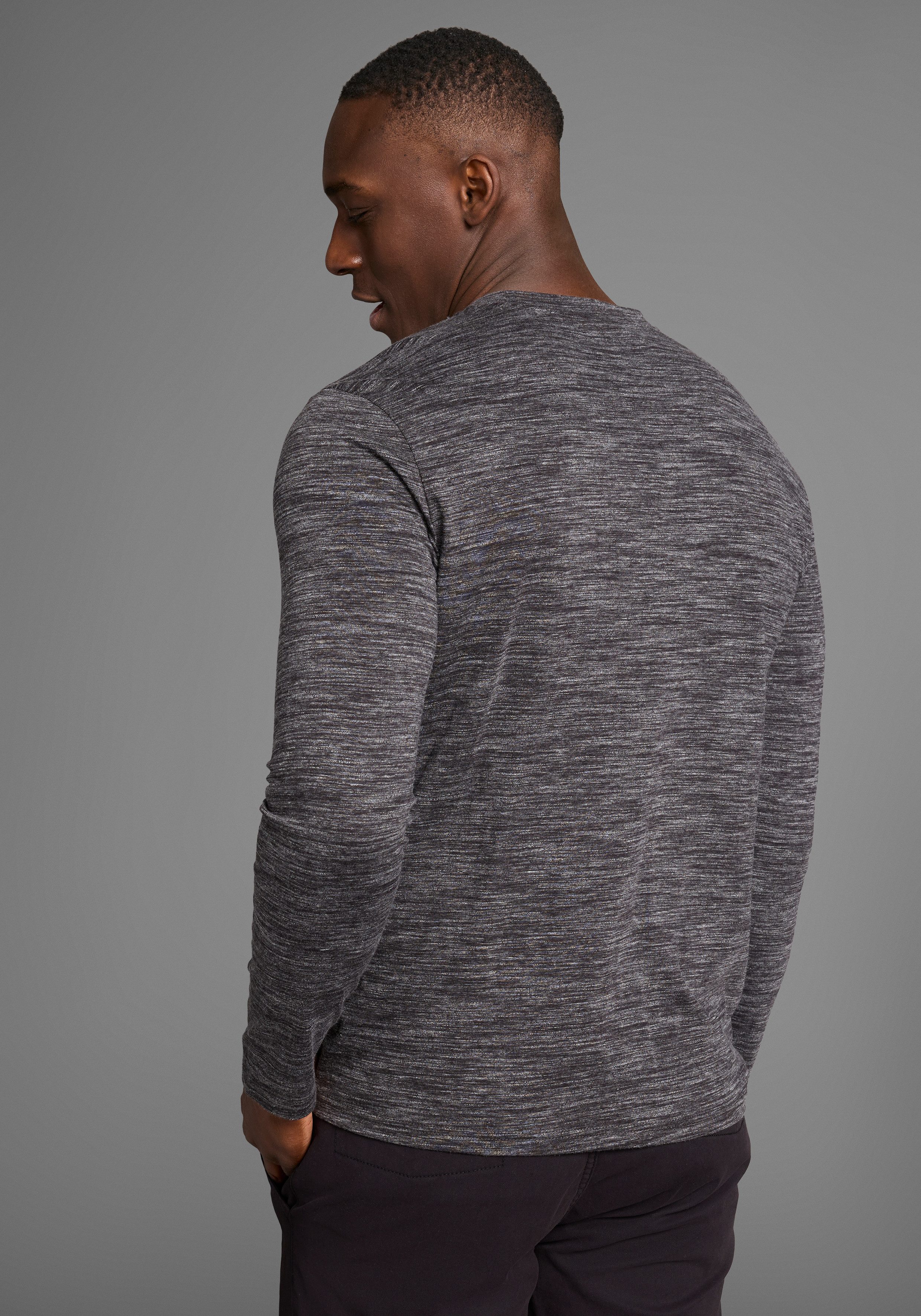 Bruno Banani Langarmshirt Langarmshirt in schmaler günstig online kaufen