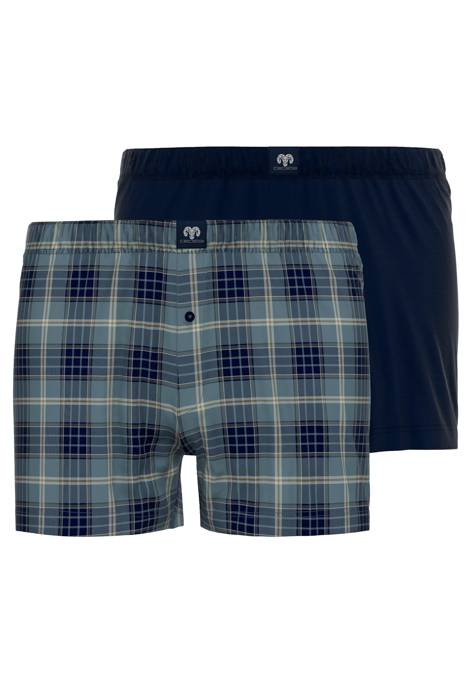 CECEBA Boxershorts CECEBA Herren Boxershort blau günstig online kaufen