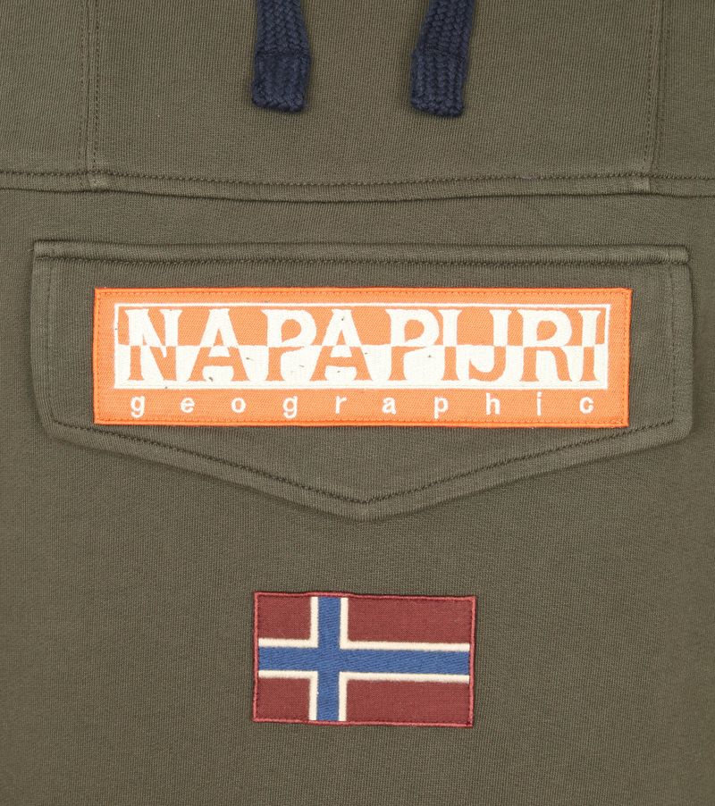 Napapijri Burgee Sweater Dunkelgrün - Größe S günstig online kaufen