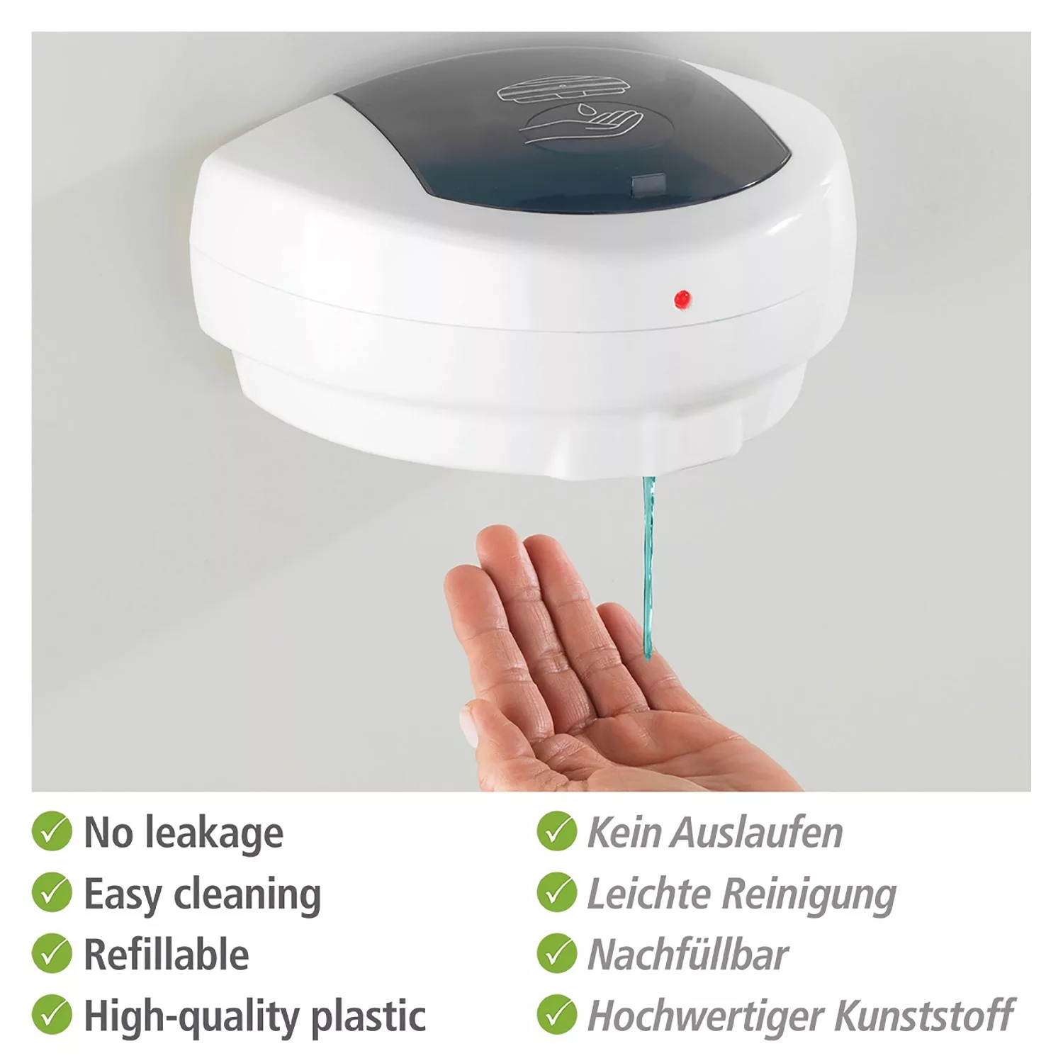 WENKO Infrarot Desinfektionsmittel- und Seifenspender Arco, automatischer S günstig online kaufen