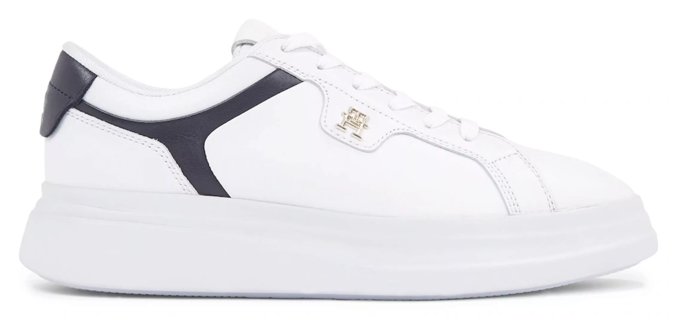 Tommy Hilfiger Plateausneaker "POINTY COURT SNEAKER", in schmal zulaufender günstig online kaufen