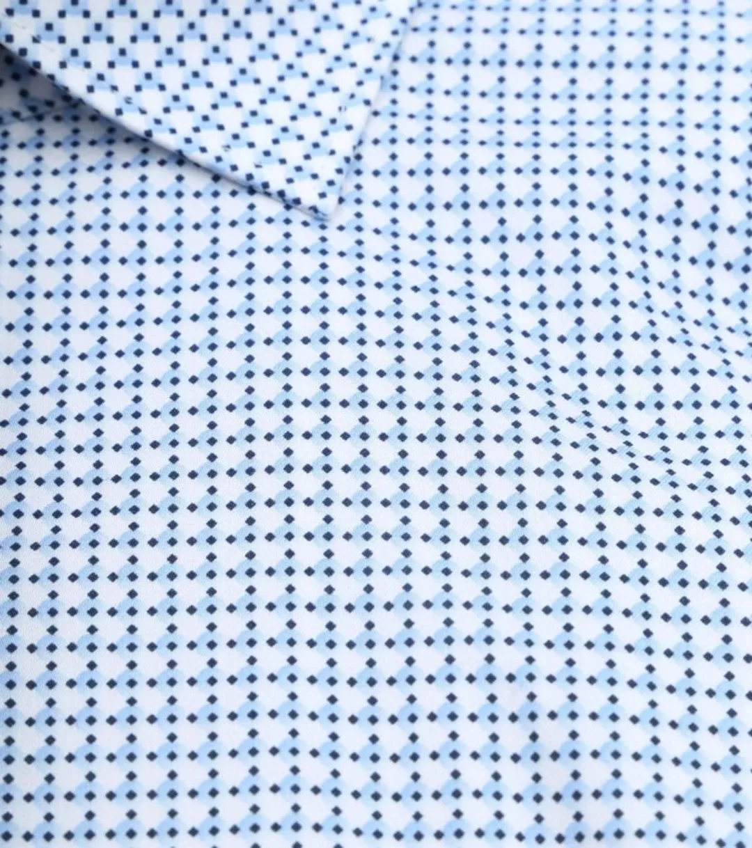 OLYMP Level 5 Hemd Hellblau Druck - Größe 38 günstig online kaufen