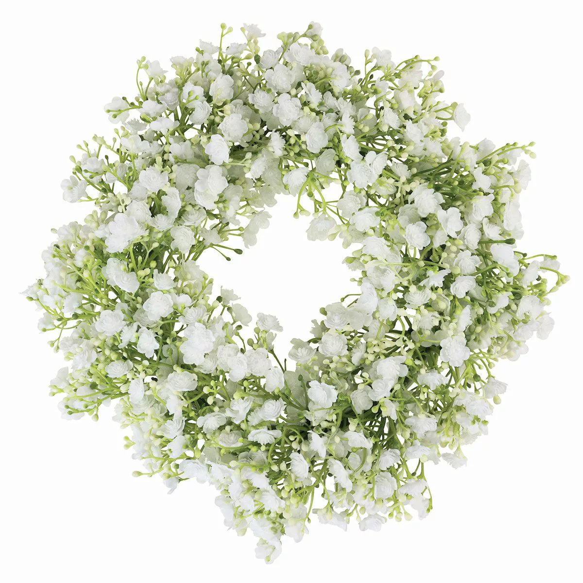 Viana Dekokranz Schleierkraut Kranz Weiß Blumenkranz günstig online kaufen