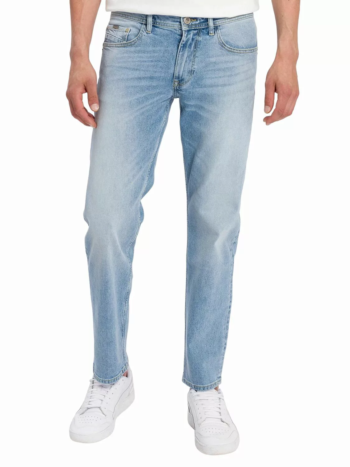 Cross Jeans Herren Jeans ANTONIO - Relaxed Fit - Blau - Light Blue günstig online kaufen