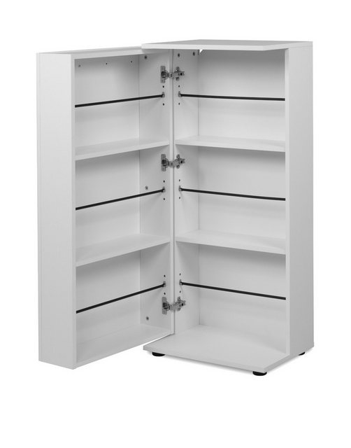 Furn.Design Schuhschrank Logu (Kommode in weiß, ausklappbar, 50 x 110 cm) b günstig online kaufen