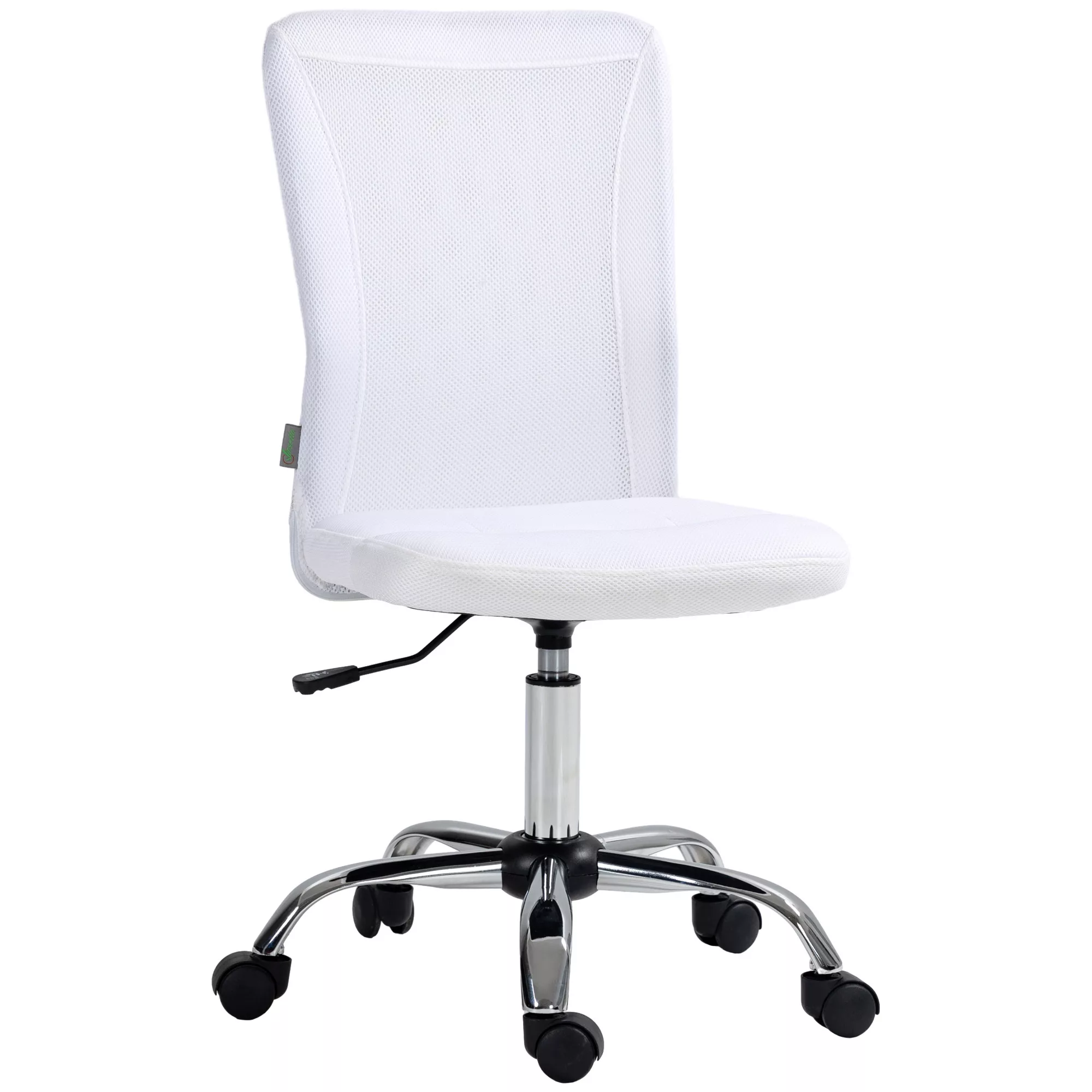 Vinsetto Bürostuhl ergonomisch höhenverstellbarer Bürostuhl verchromtes Ges günstig online kaufen