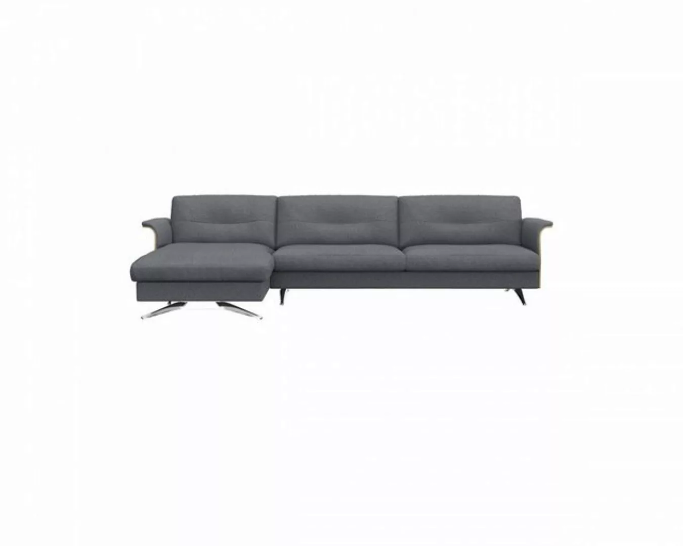 FLEXLUX Ecksofa "Glow, super bequem durch hochwertigem Sitzaufbau mit Feder günstig online kaufen